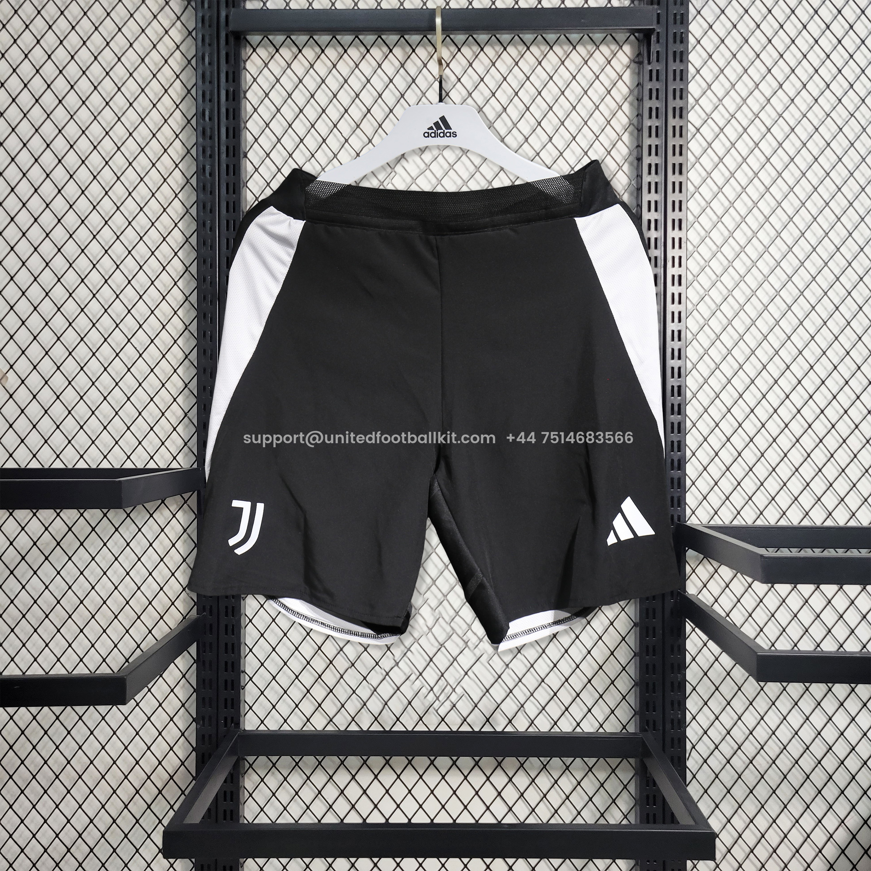 Unitedfootballkit.com | Juventus 24-25 Home Shorts - Player Version -Customize Name, Number and Patch | Worldwide Shipping