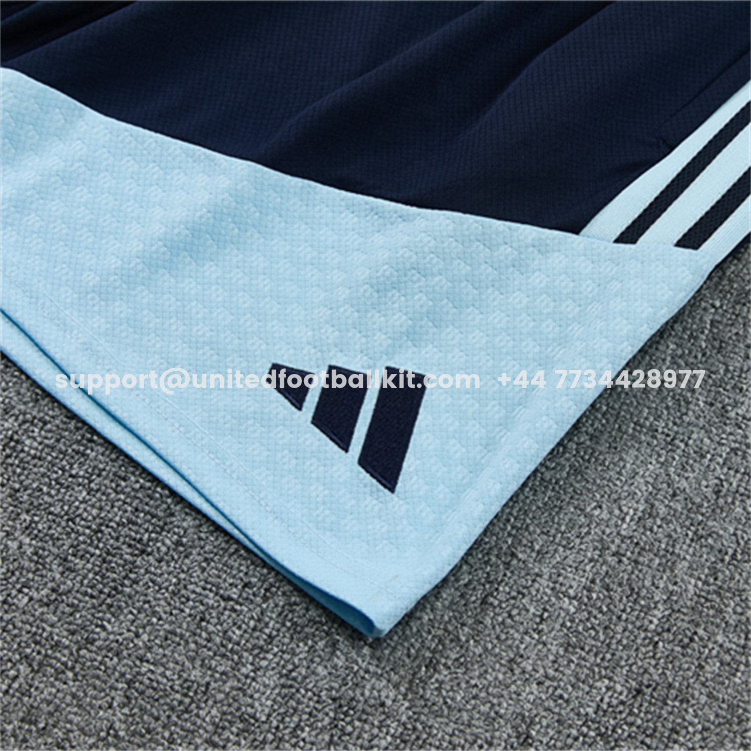 Unitedfootballkit.com | Argentina 2026 Short-Sleeve Training Set - Blue Rays Top and Blue Shorts -Customize Name, Number and Patch | Worldwide Shipping