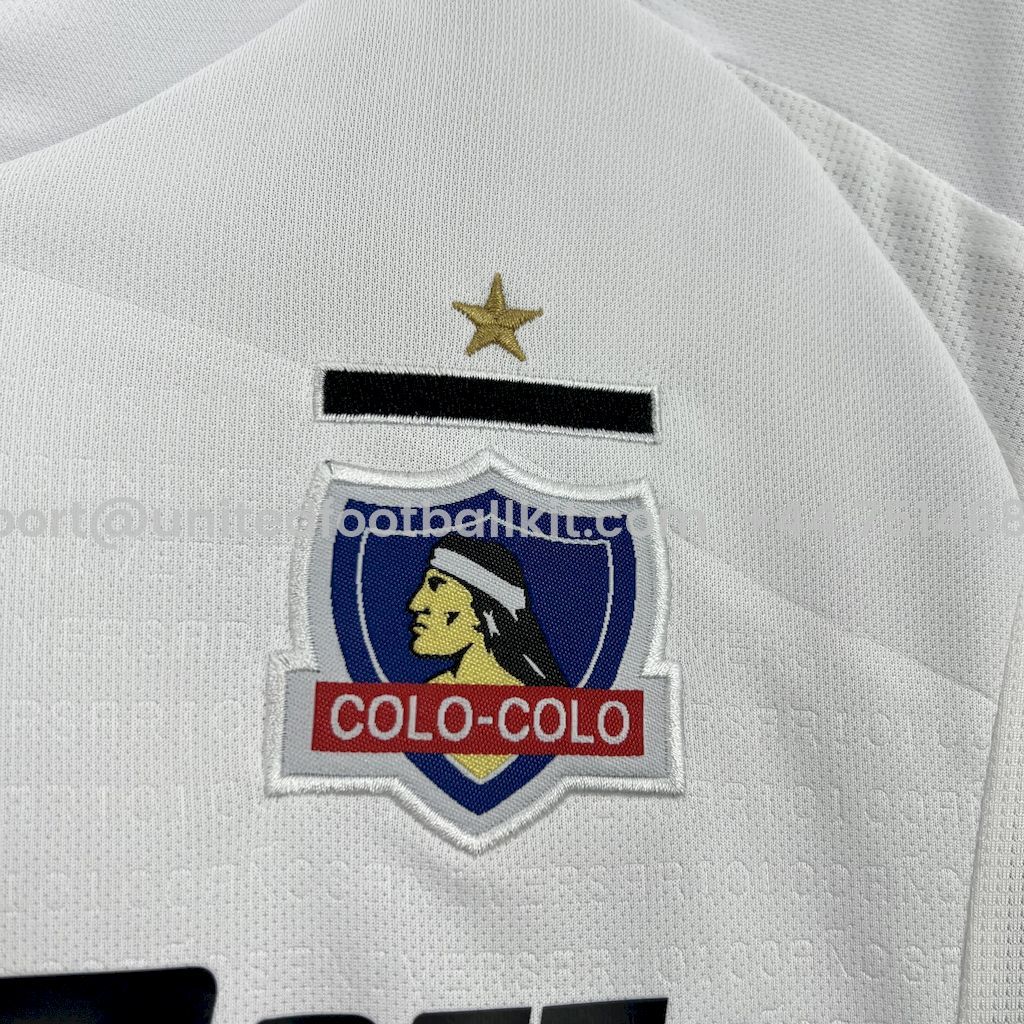 Unitedfootballkit.com | Colo Colo 2025 Home Kids Kit -Customize Name, Number and Patch | Worldwide Shipping