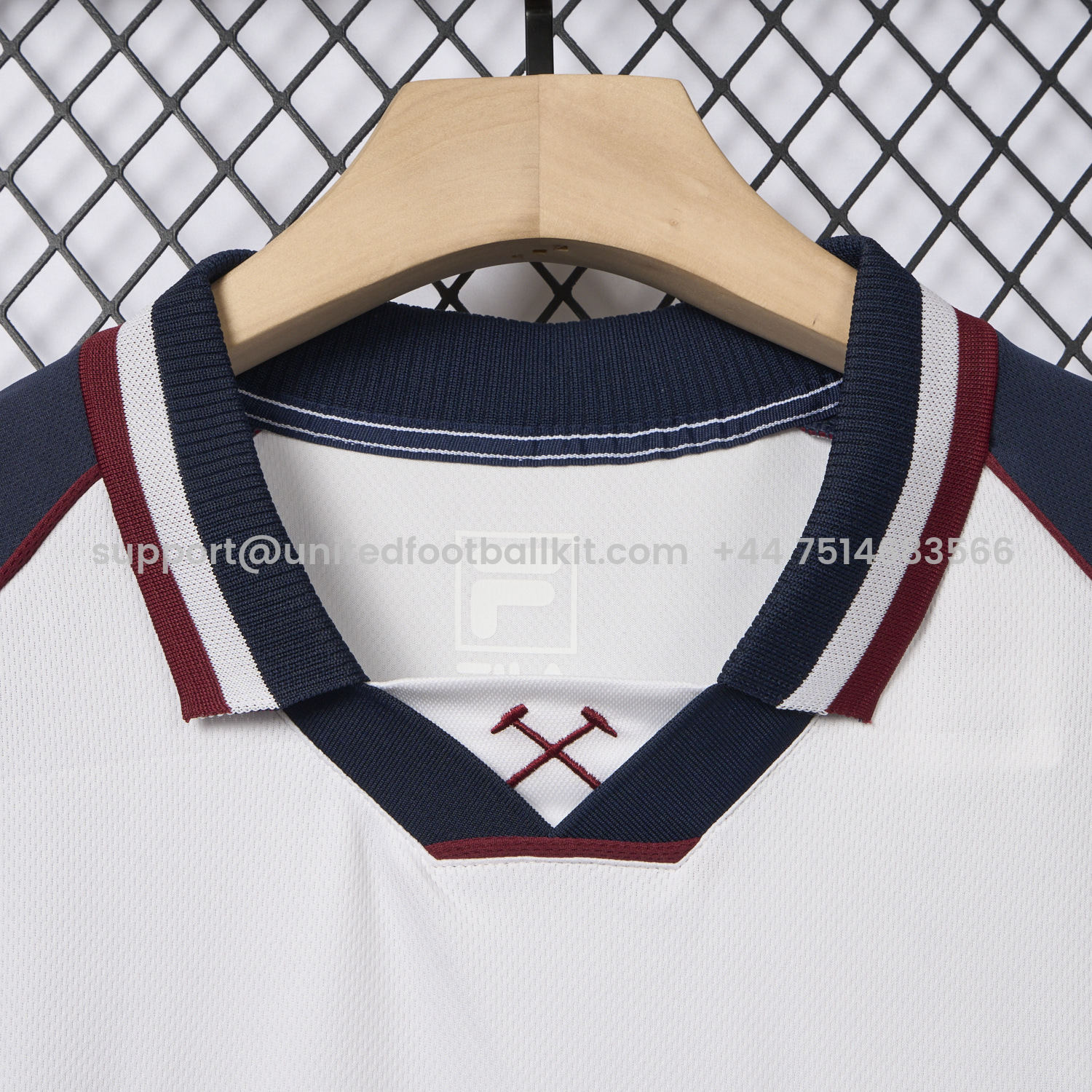 Unitedfootballkit.com | Retro West Ham United 1999-01 Away Jersey -Customize Name, Number and Patch | Worldwide Shipping