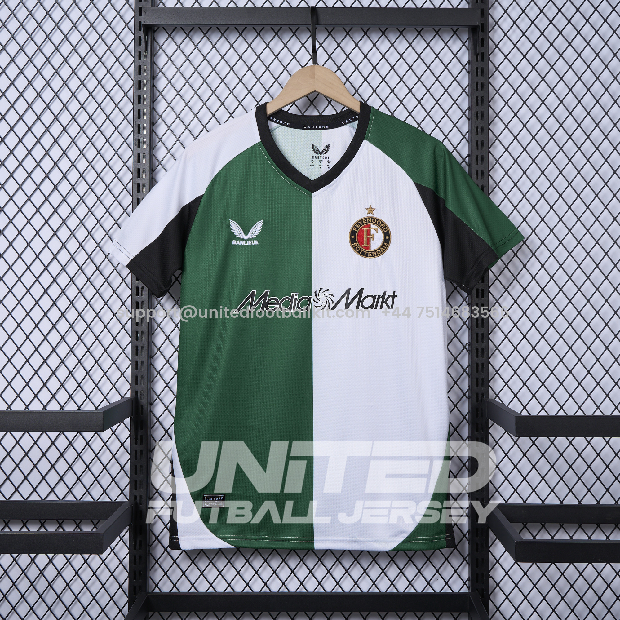 Unitedfootballkit.com | Feyenoord 24-25 Third Jersey - Fans Version -Customize Name, Number and Patch | Worldwide Shipping