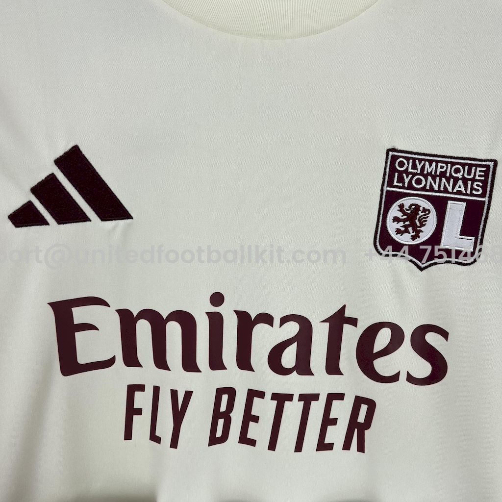 Unitedfootballkit.com | Olympique Lyonnais Lyon 24-25 Third Jersey - Fans Version -Customize Name, Number and Patch | Worldwide Shipping