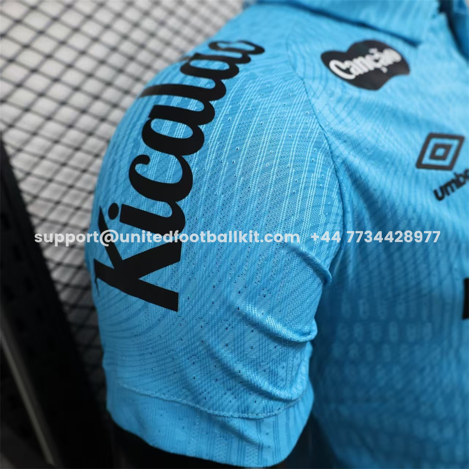 Unitedfootballkit.com | Santos 25-26 Third Blue Jersey - Play Version -Customize Name, Number and Patch | Worldwide Shipping