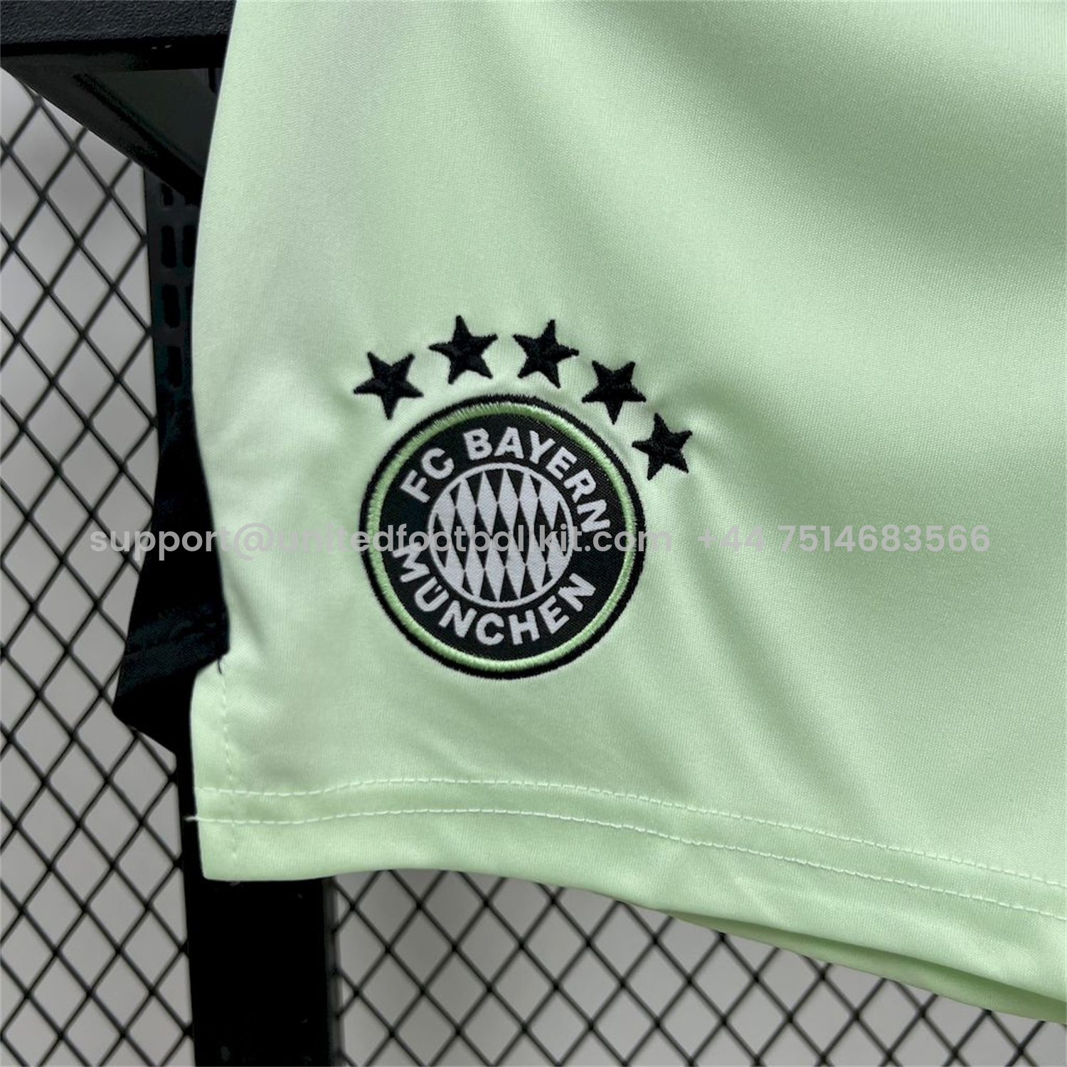 Unitedfootballkit.com | Bayern Munich 25-26 Green Goalkeeper Kids Kit -Customize Name, Number and Patch | Worldwide Shipping