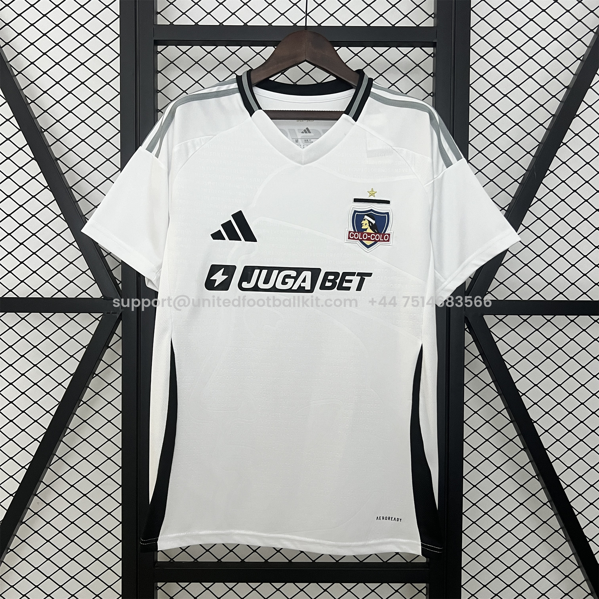 Unitedfootballkit.com | Colo Colo 2025 Home Jersey - Fans Version -Customize Name, Number and Patch | Worldwide Shipping