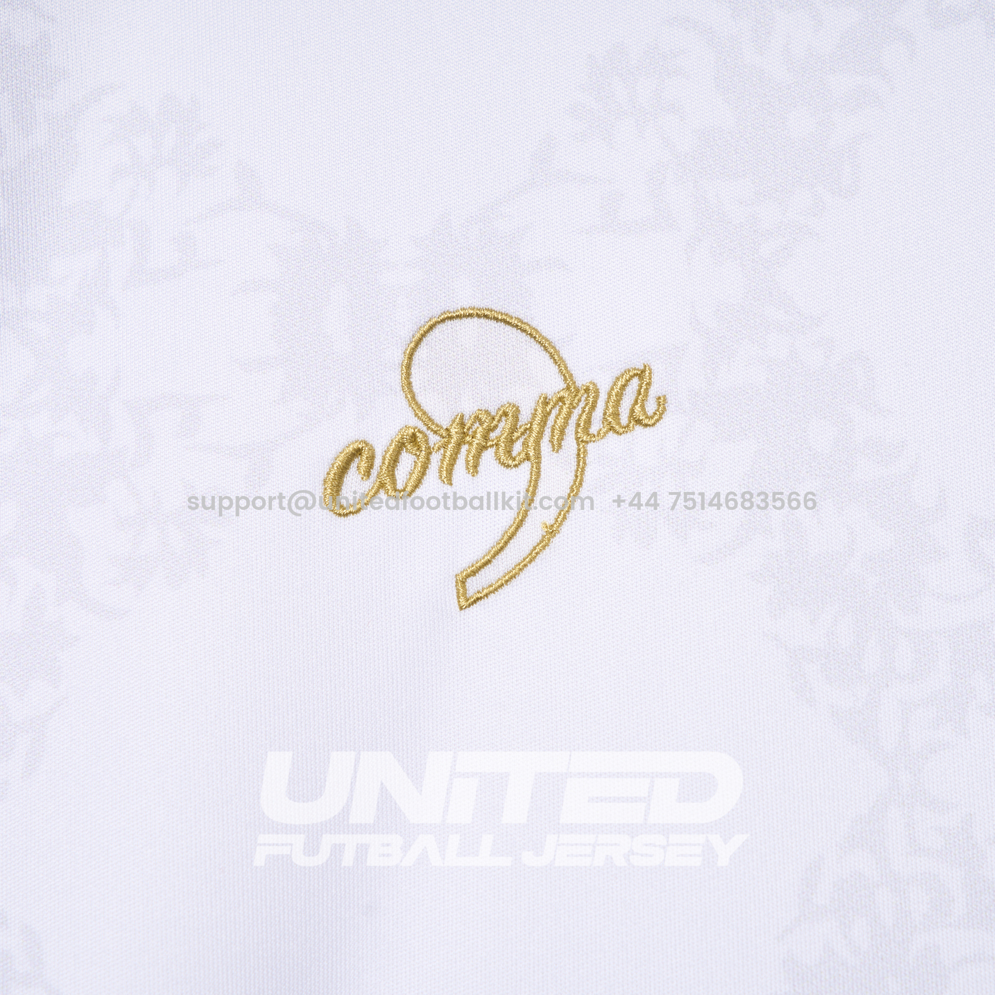 Unitedfootballkit.com | Real Madrid 2024-25 COMMA Gareth Bale Jersey - Fans Version -Customize Name, Number and Patch | Worldwide Shipping