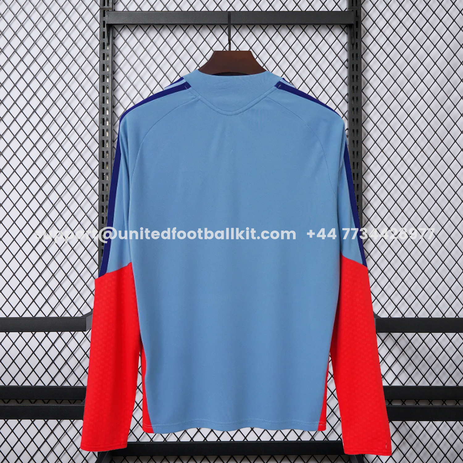 Unitedfootballkit.com | Japan 2026 Blue Long Sleeves Training Jersey - Fans Version -Customize Name, Number and Patch | Worldwide Shipping