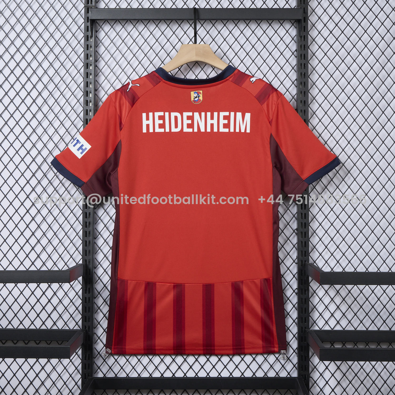 Unitedfootballkit.com | FC Heidenheim 25-26 Home Jersey - Fans Version -Customize Name, Number and Patch | Worldwide Shipping