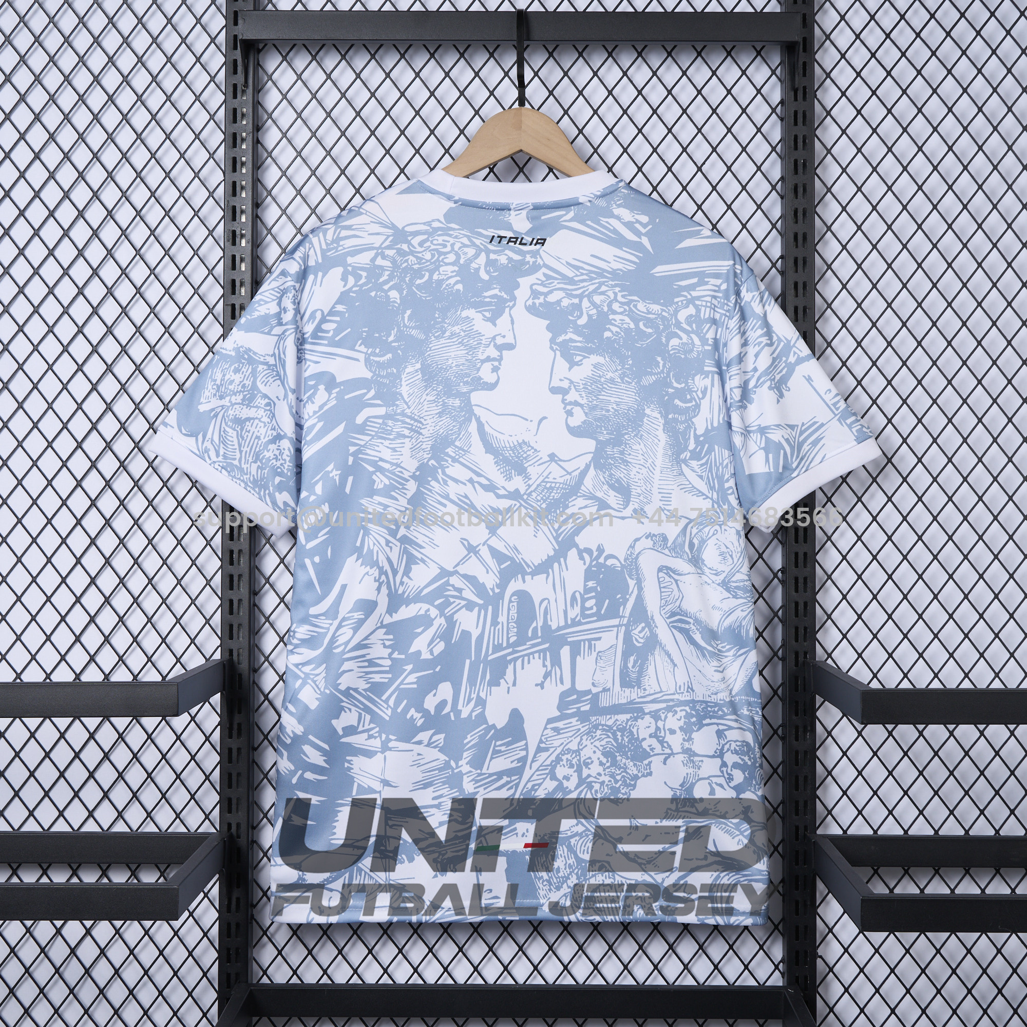 Unitedfootballkit.com | Italy 2024 White Special Edition Jersey - Fans Version -Customize Name, Number and Patch | Worldwide Shipping