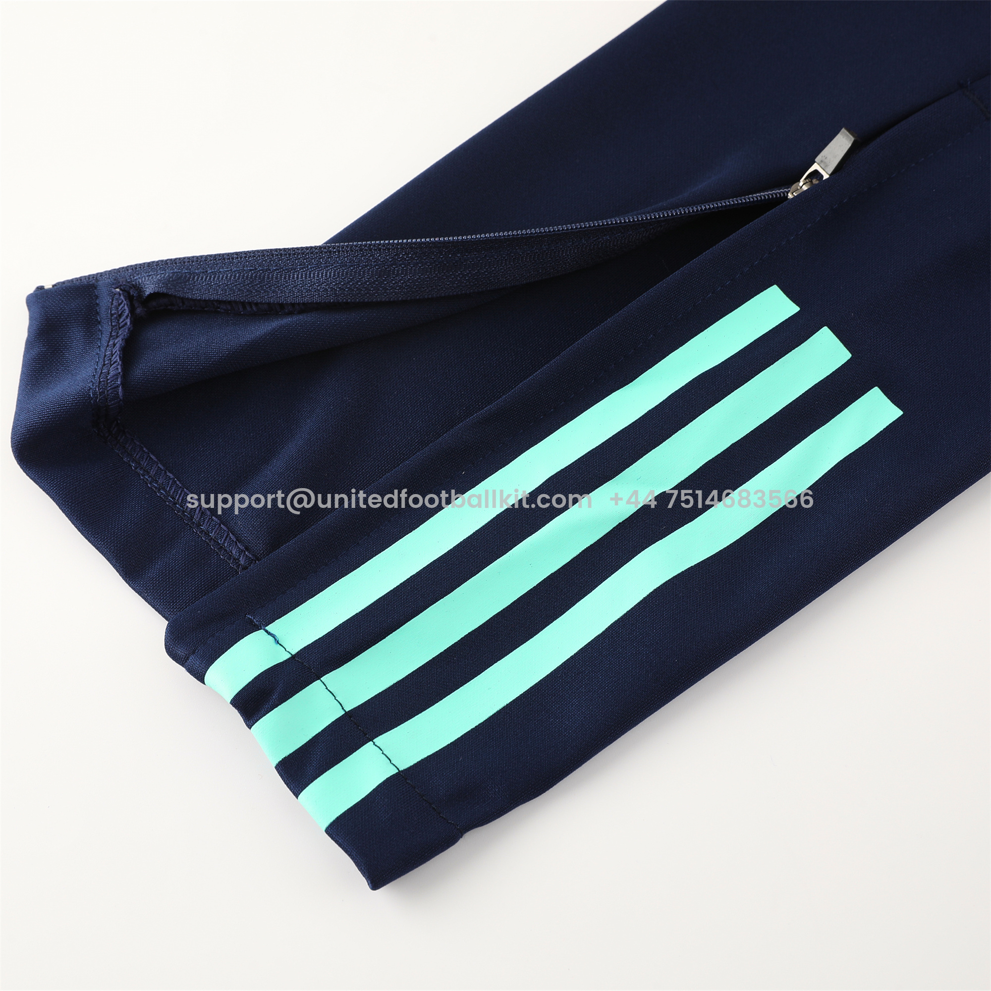 Unitedfootballkit.com | Ajax 24-25 Long Sleeve Training Set - Royal Blue -Customize Name, Number and Patch | Worldwide Shipping