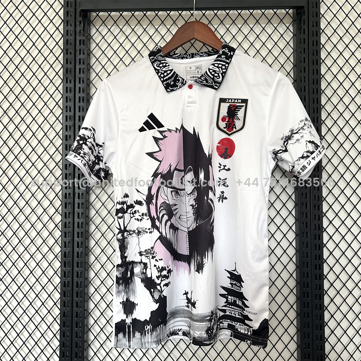 Unitedfootballkit.com | Japan 25-26 Naruto & Sasuke Special Edition Jersey - Fans Version -Customize Name, Number and Patch | Worldwide Shipping