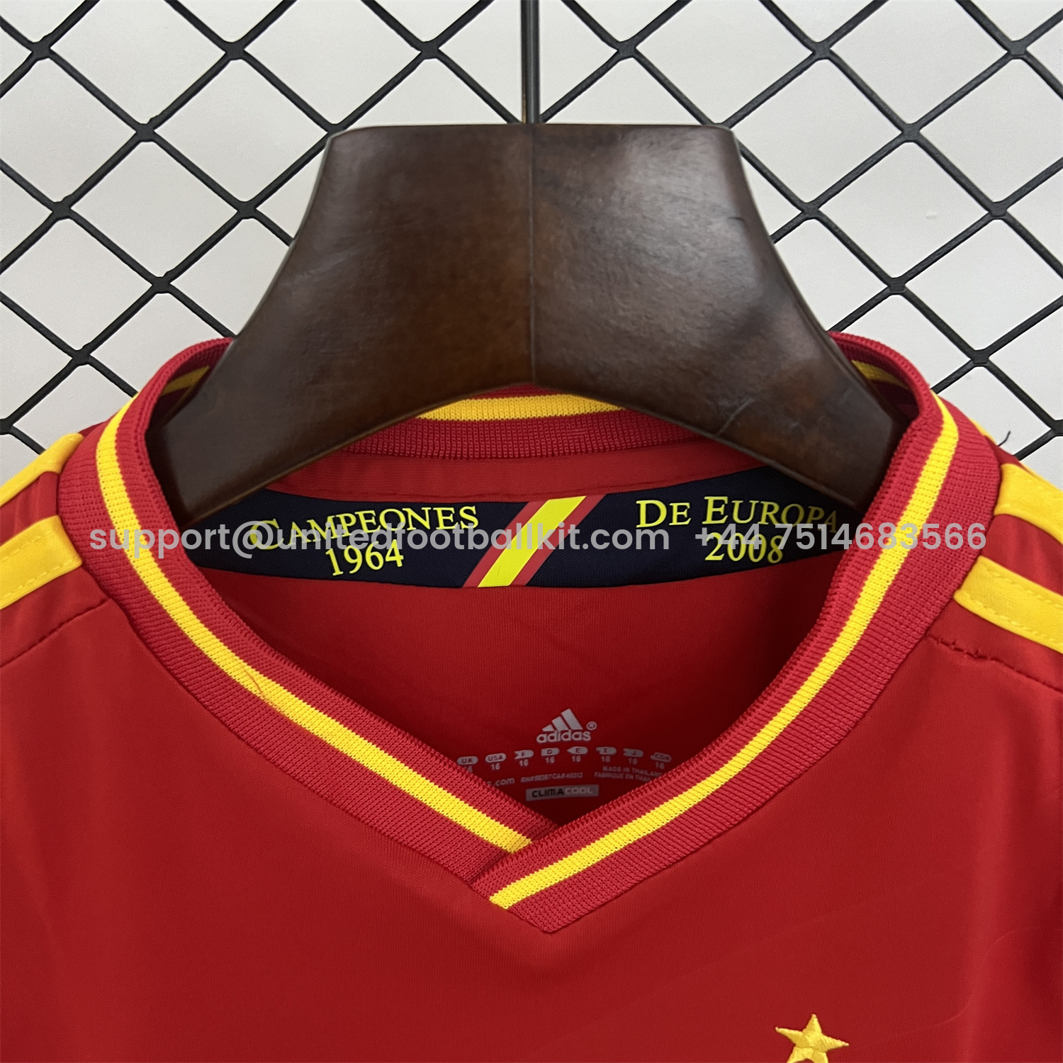 Unitedfootballkit.com | Retro Spain 2012 Home Kids Kit -Customize Name, Number and Patch | Worldwide Shipping