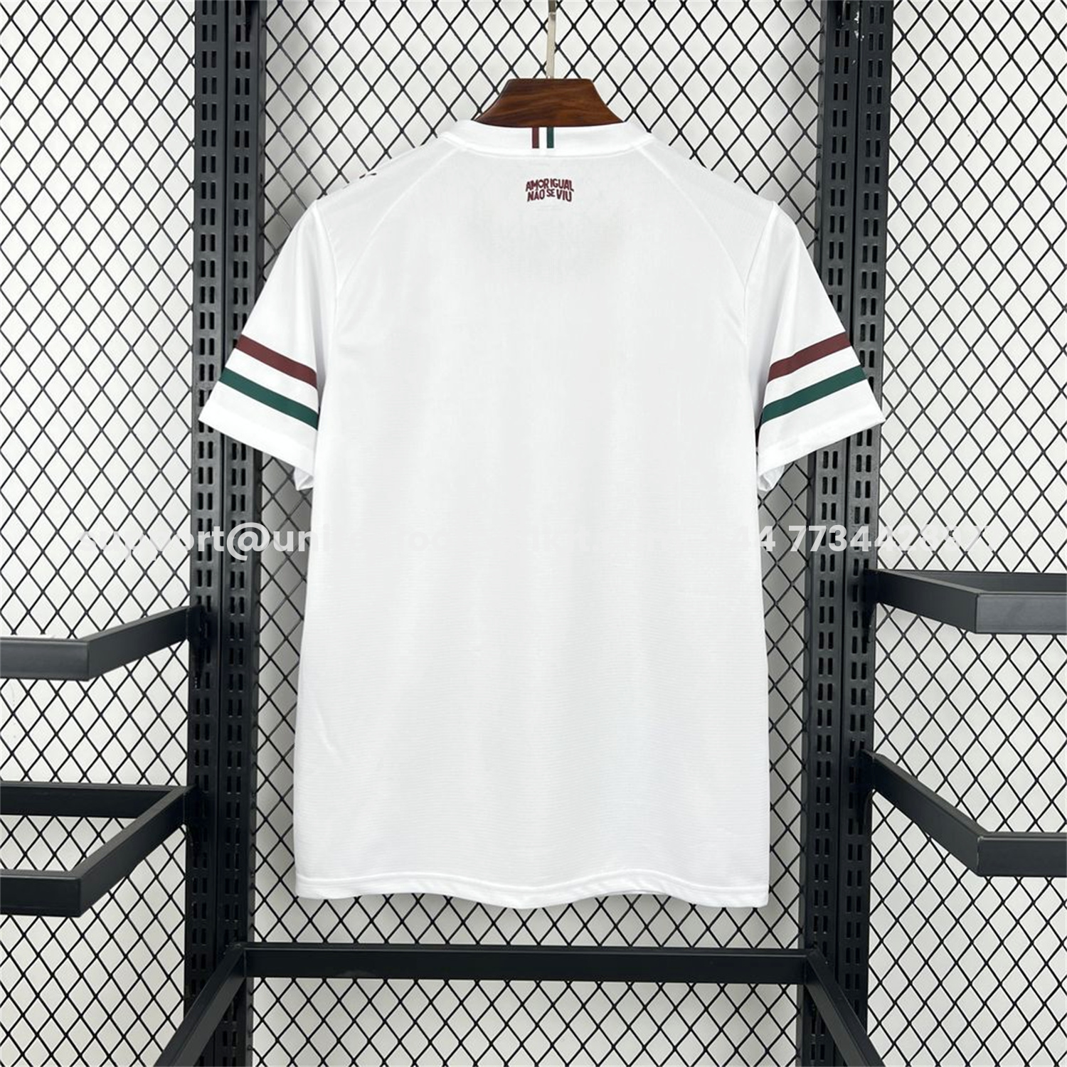 Unitedfootballkit.com | Fluminense 26-27 Away Jersey With All Sponsors - Fans Version -Customize Name, Number and Patch | Worldwide Shipping