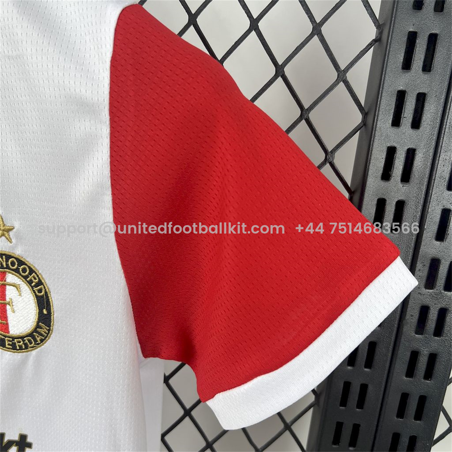 Unitedfootballkit.com | Feyenoord 25-26 Home Kids Kit -Customize Name, Number and Patch | Worldwide Shipping