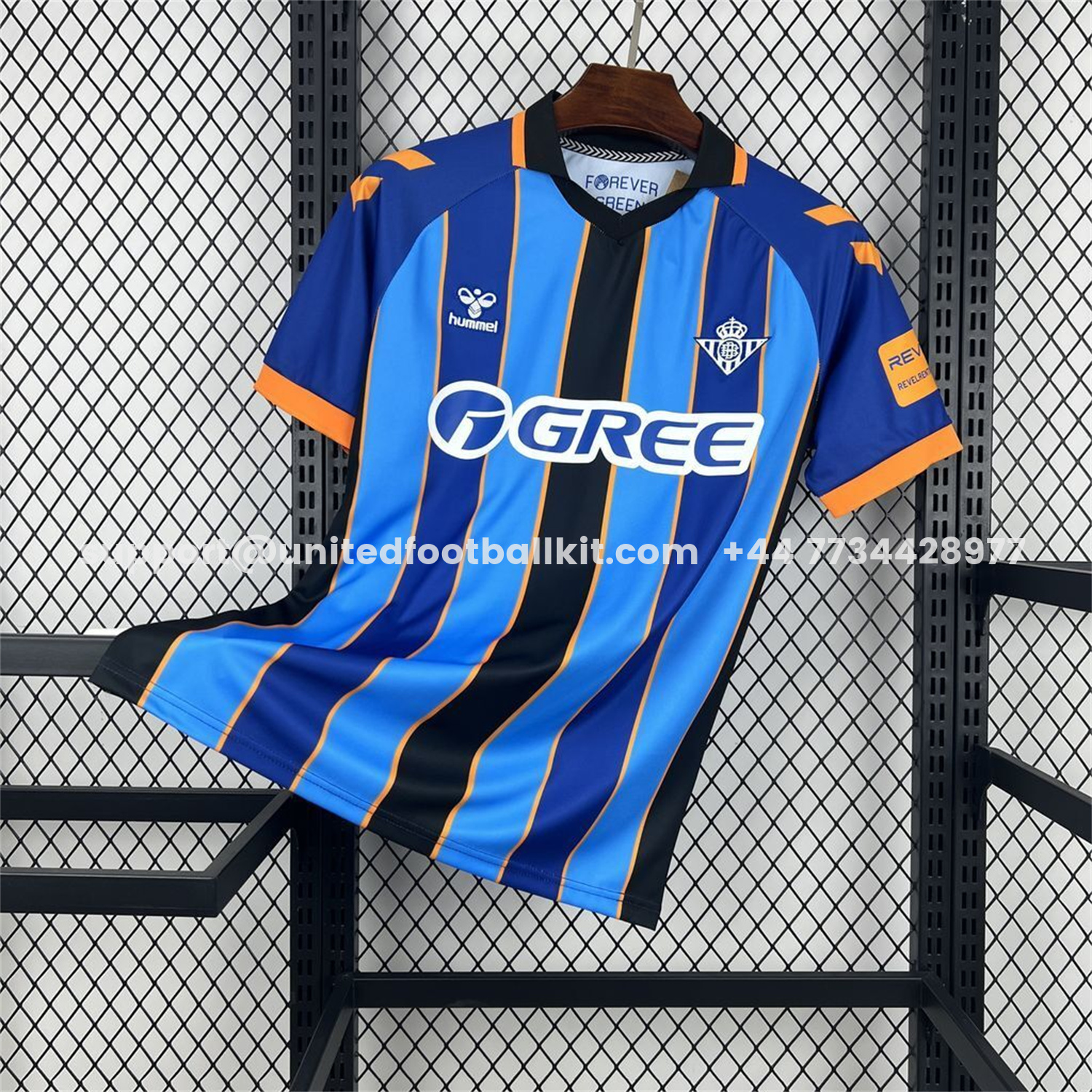 Unitedfootballkit.com | Real Betis 25-26 Goalkeeper Blue Jersey - Fans Version -Customize Name, Number and Patch | Worldwide Shipping