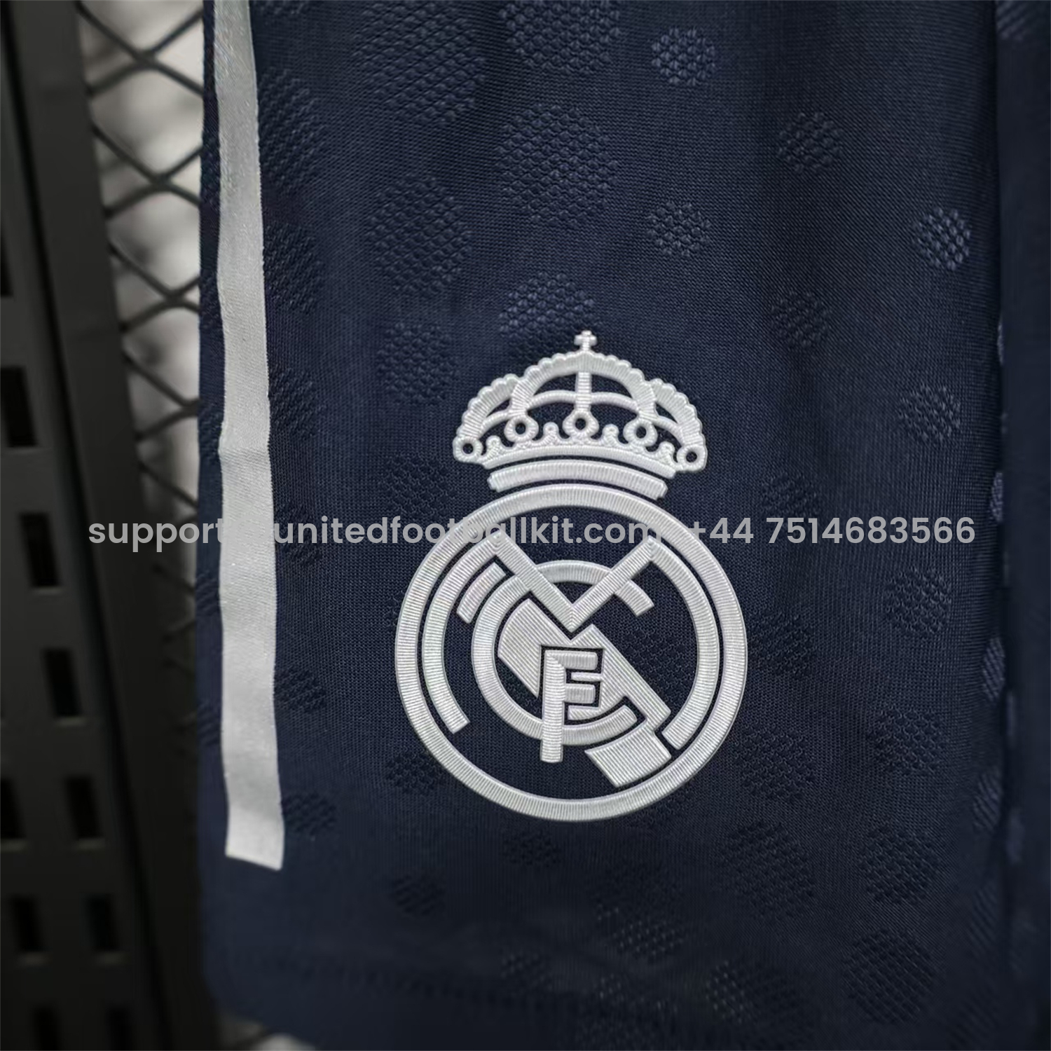 Unitedfootballkit.com | Real Madrid 25-26 Away Shorts - Player Version -Customize Name, Number and Patch | Worldwide Shipping
