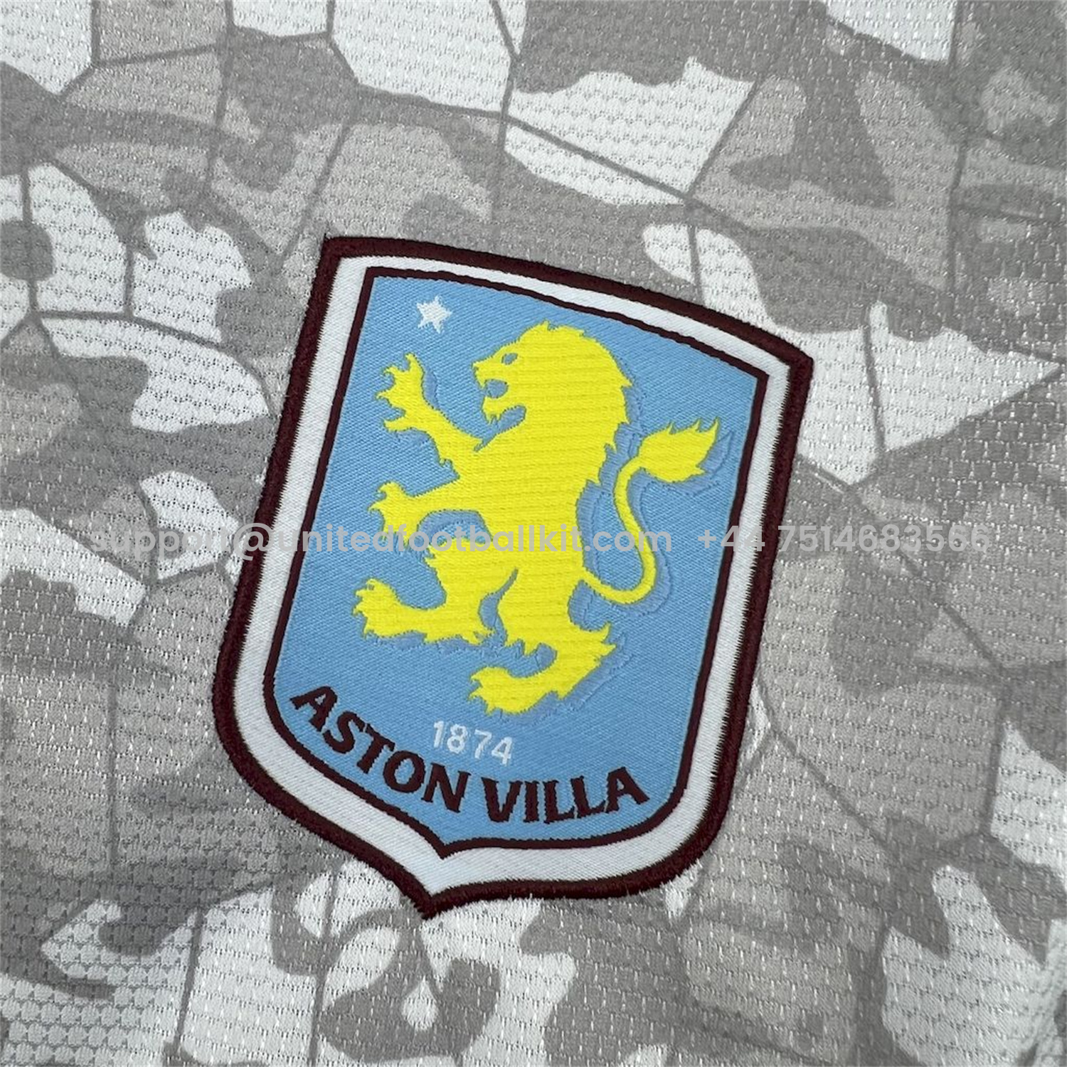 Unitedfootballkit.com | Aston Villa 25-26 White Special Edition Jersey - Fans Version -Customize Name, Number and Patch | Worldwide Shipping