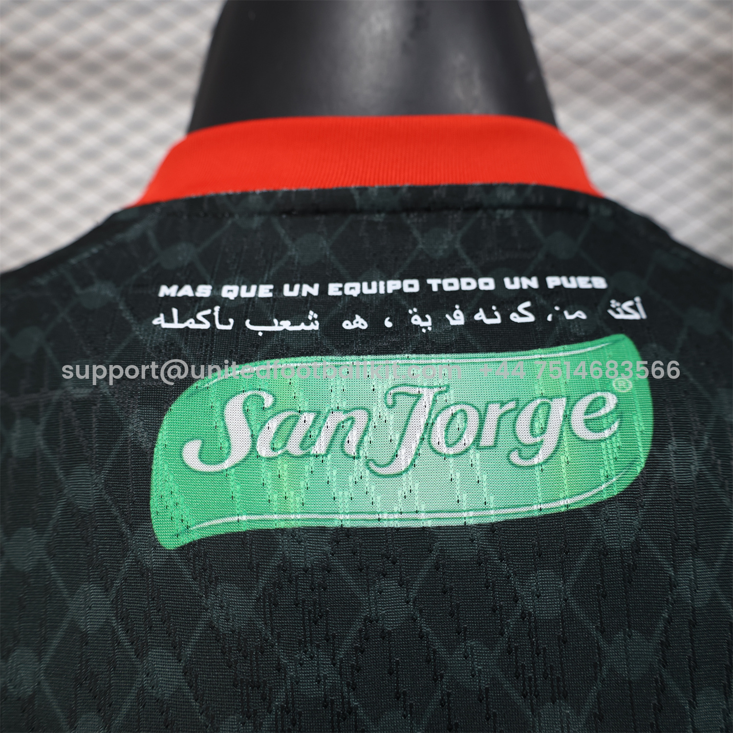 Unitedfootballkit.com | Club Deportivo Palestino 25-26 Away Jersey - Player Version -Customize Name, Number and Patch | Worldwide Shipping