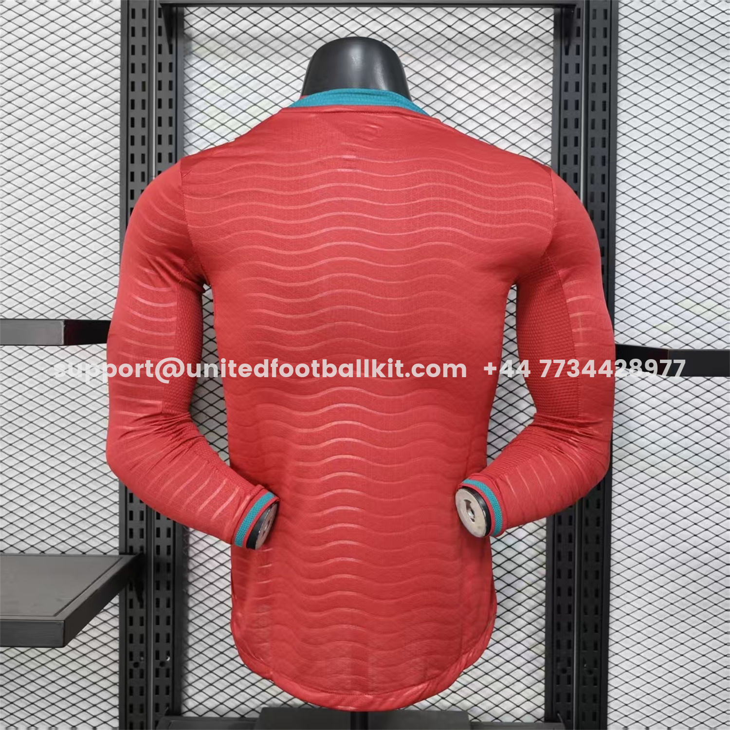 Unitedfootballkit.com | Portugal 2026 Home Long Sleeves Jersey - Player Version -Customize Name, Number and Patch | Worldwide Shipping