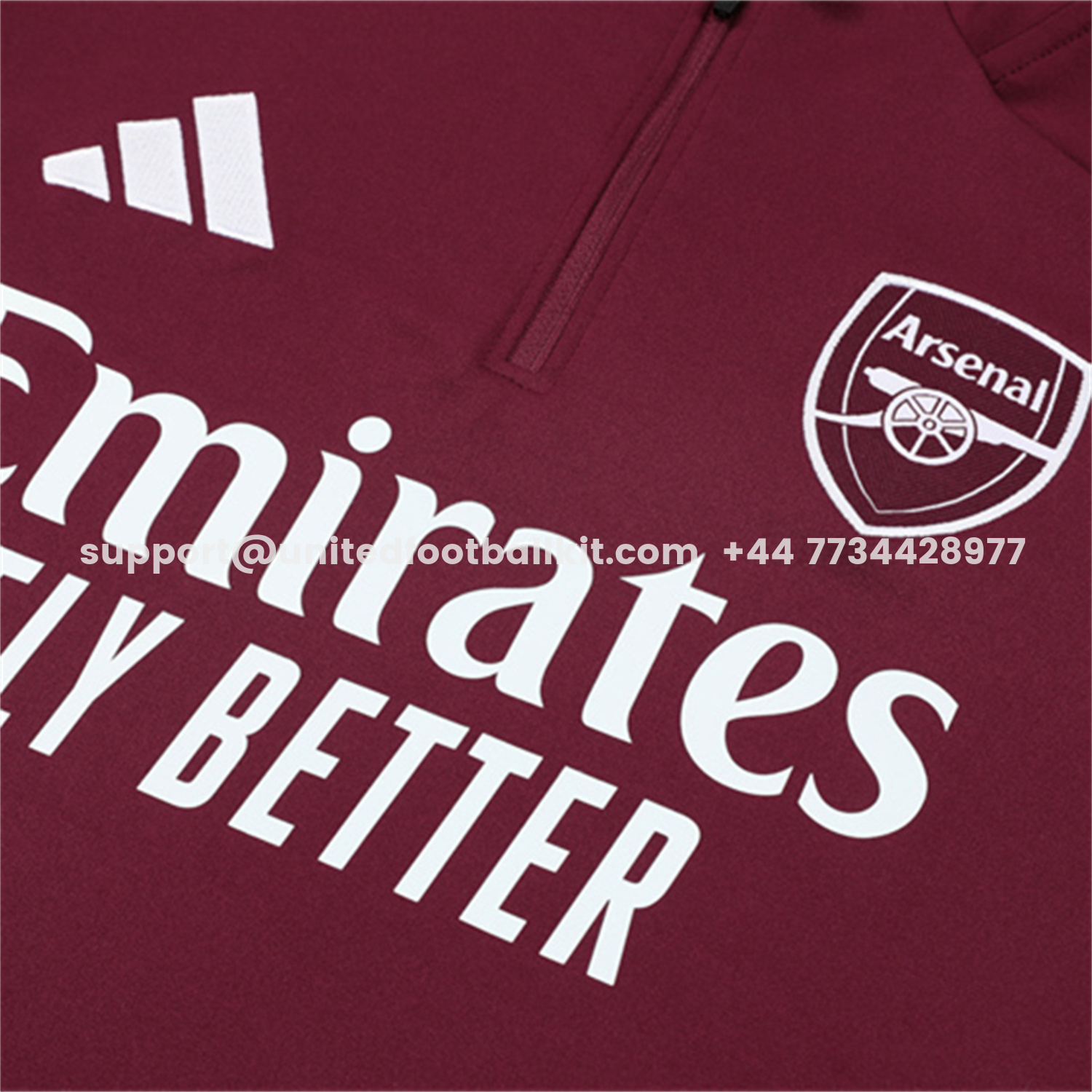 Unitedfootballkit.com | Arsenal 25-26 Kids Long Sleeve Training Set - Wine Red Top & Grey Pants -Customize Name, Number and Patch | Worldwide Shipping