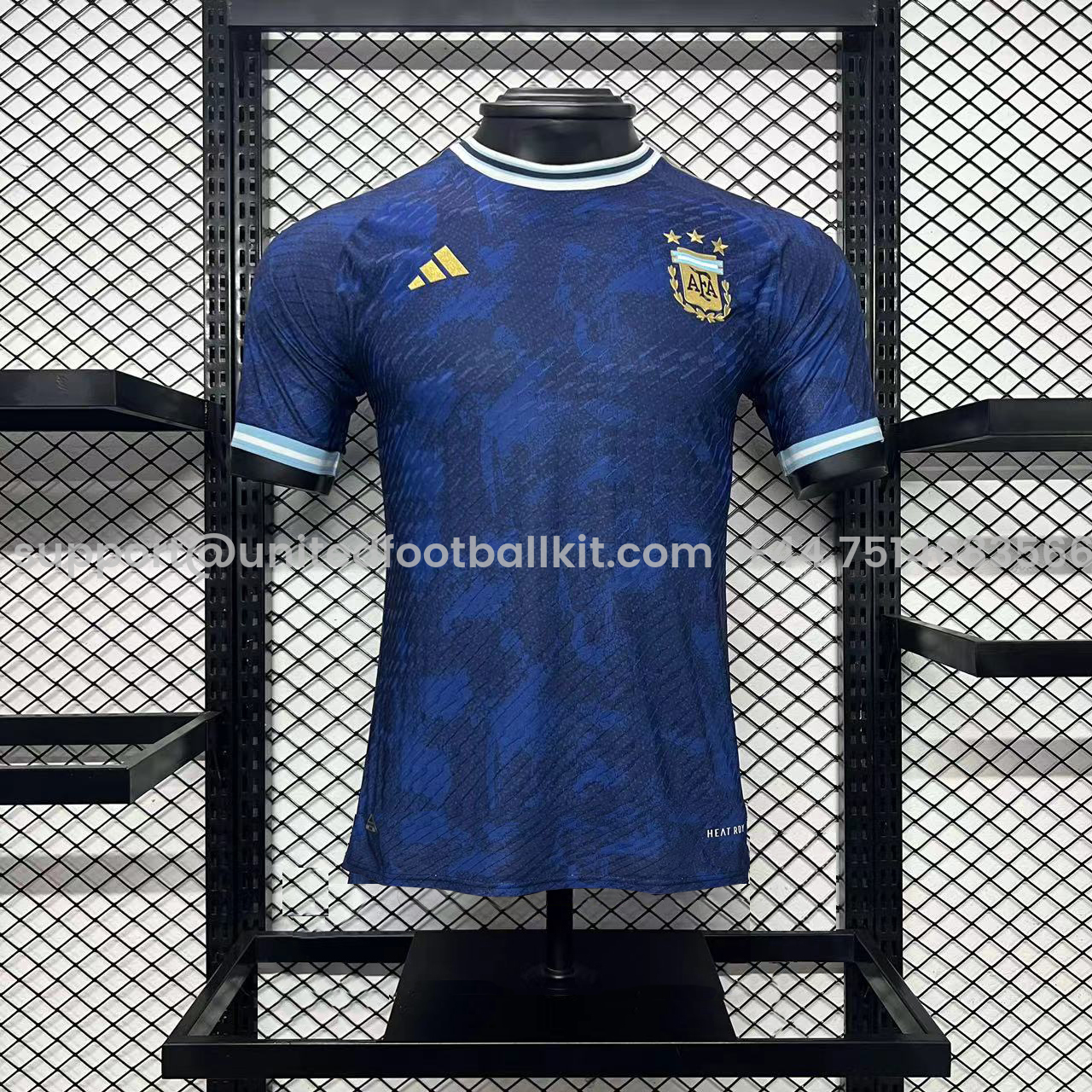 Unitedfootballkit.com | Argentina 2024 Blue Special Edition Jersey - Player Version -Customize Name, Number and Patch | Worldwide Shipping