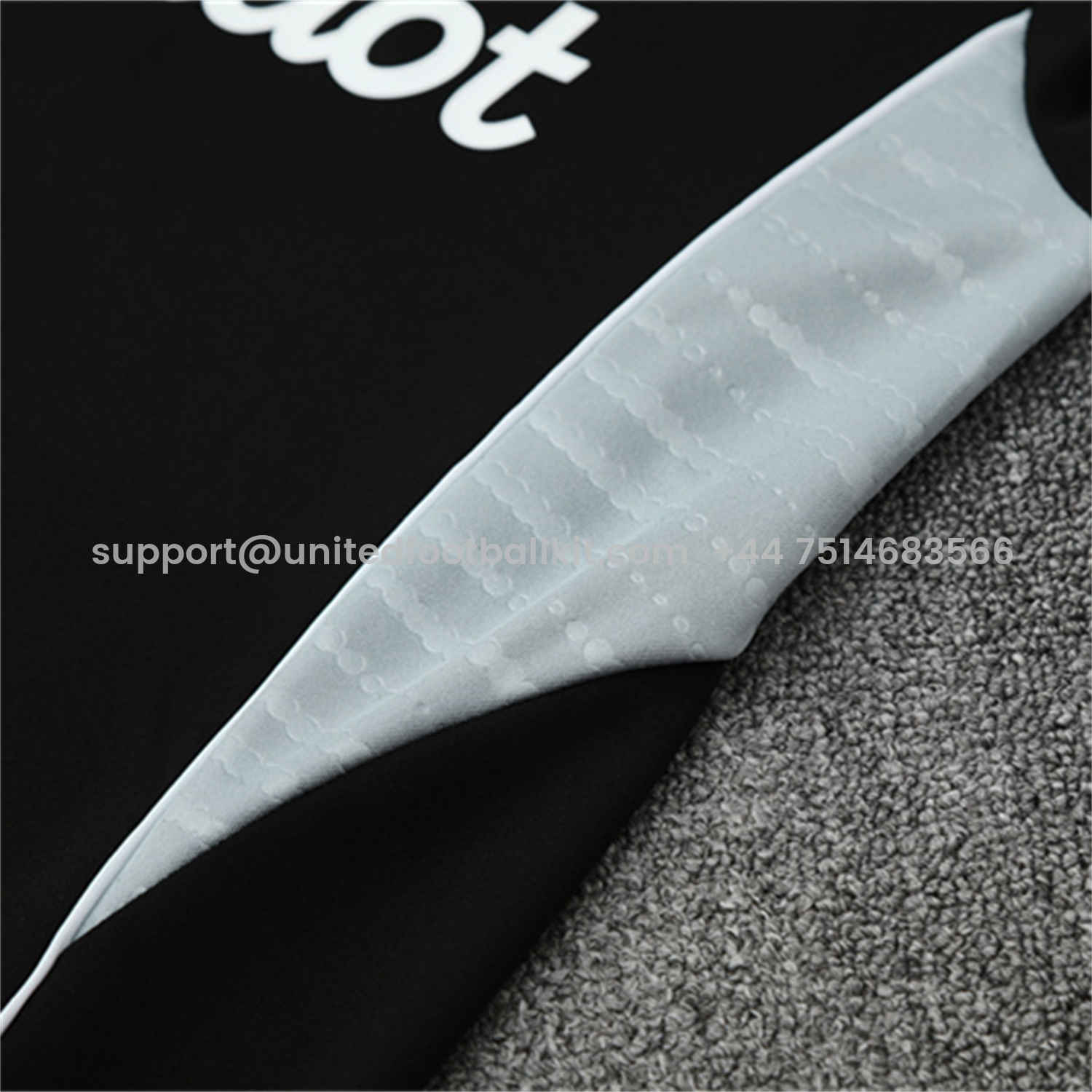 Unitedfootballkit.com | INT M.A.M 25-26 Kid Long Sleeves Training Set - Black Top & Black Pants -Customize Name, Number and Patch | Worldwide Shipping