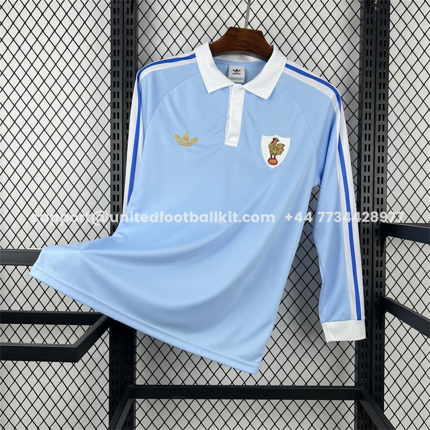 Unitedfootballkit.com | France 2026 Rugby 120th Anniversary Commemorative Long Sleeves Jersey - Fans Version -Customize Name, Number and Patch | Worldwide Shipping