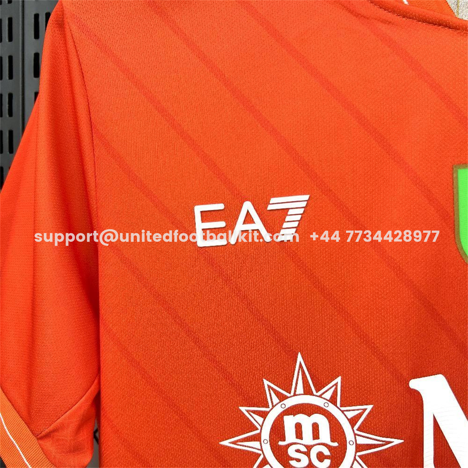 Unitedfootballkit.com | Napoli 25-26 Goalkeeper Orange Jersey - Fans Version -Customize Name, Number and Patch | Worldwide Shipping