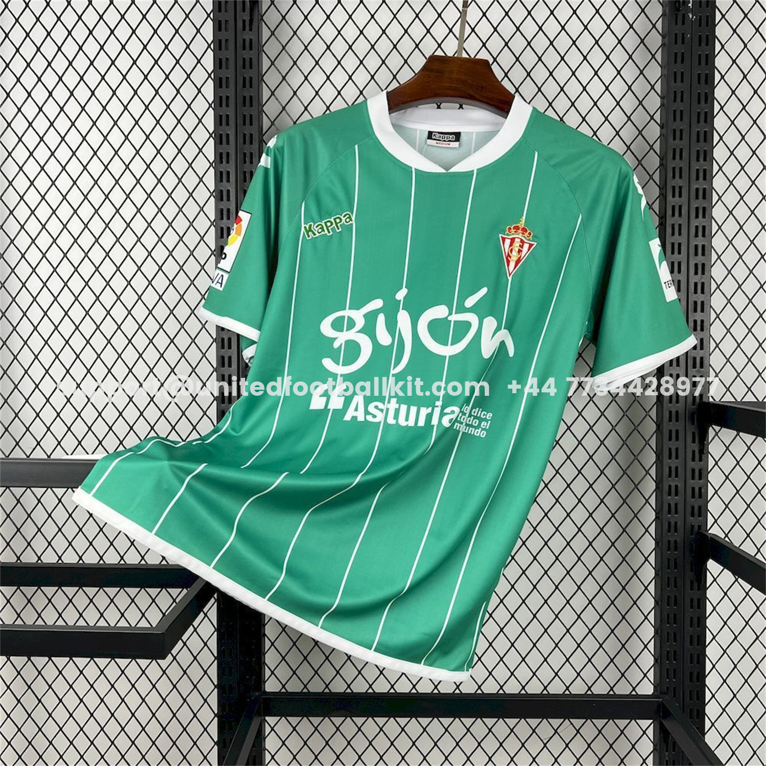 Unitedfootballkit.com | Retro Sporting de Gijon 2012-13 Third Jersey -Customize Name, Number and Patch | Worldwide Shipping