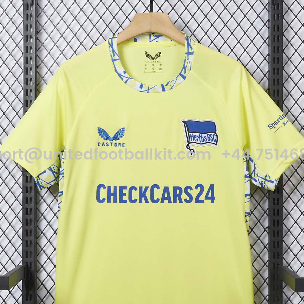 Unitedfootballkit.com | Hertha BSC 25-26 Third Jersey - Fans Version -Customize Name, Number and Patch | Worldwide Shipping