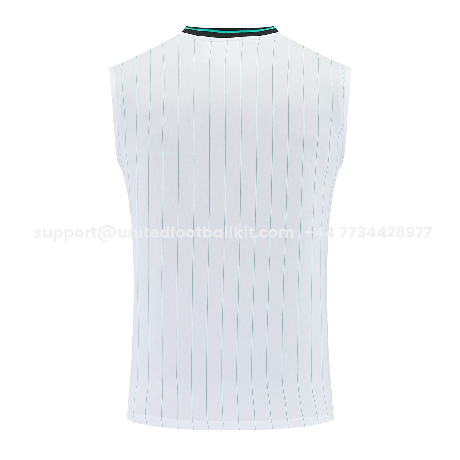 Unitedfootballkit.com | Liver.pool 25-26 Retro Style Vest Training Set - White With Green Stripes Top & Pants -Customize Name, Number and Patch | Worldwide Shipping