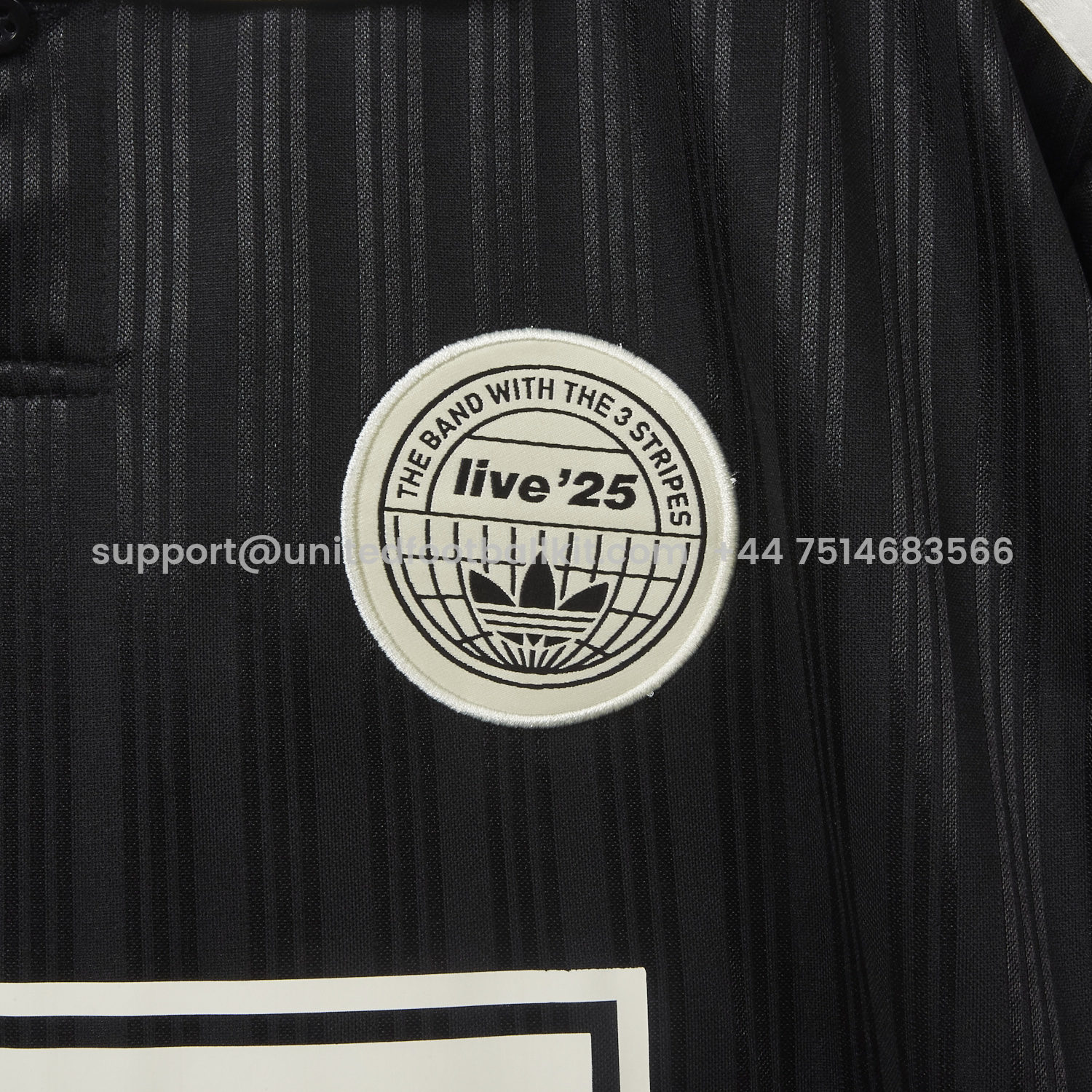 Unitedfootballkit.com | Bohemian 25-26 Oasis Originals Tour Black Jersey With Number 25 - Fans Version -Customize Name, Number and Patch | Worldwide Shipping