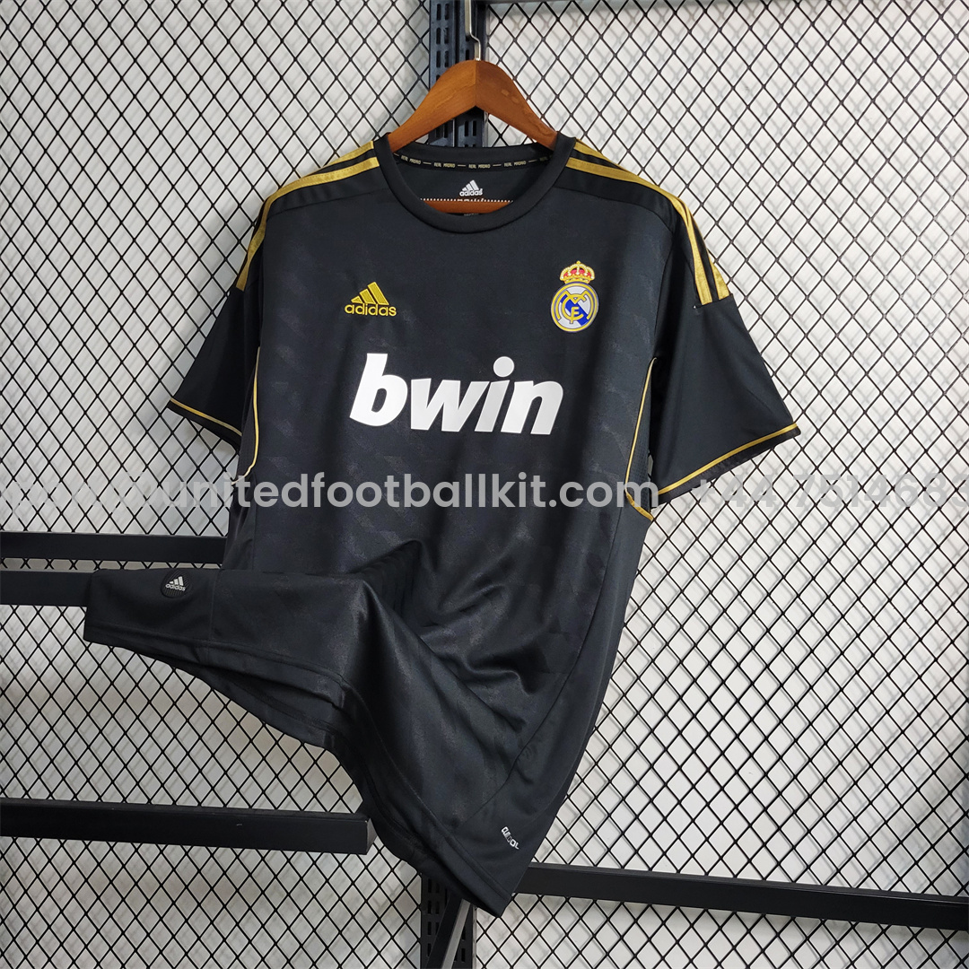Unitedfootballkit.com | Retro Real Madrid 11-12 Away Jersey -Customize Name, Number and Patch | Worldwide Shipping