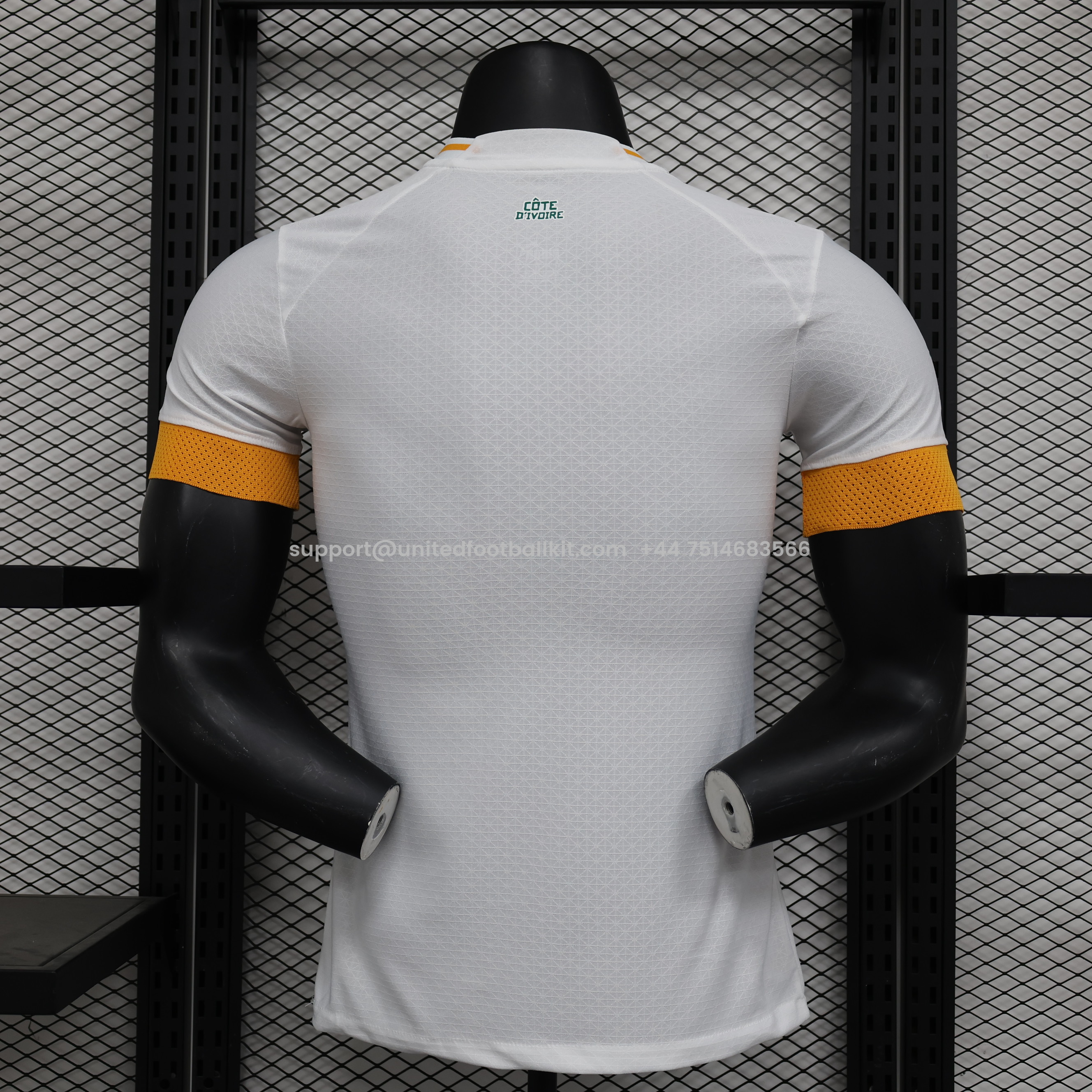 Unitedfootballkit.com | Cote d'Ivoire 22-23 Away Stadium Jersey - Player Version -Customize Name, Number and Patch | Worldwide Shipping