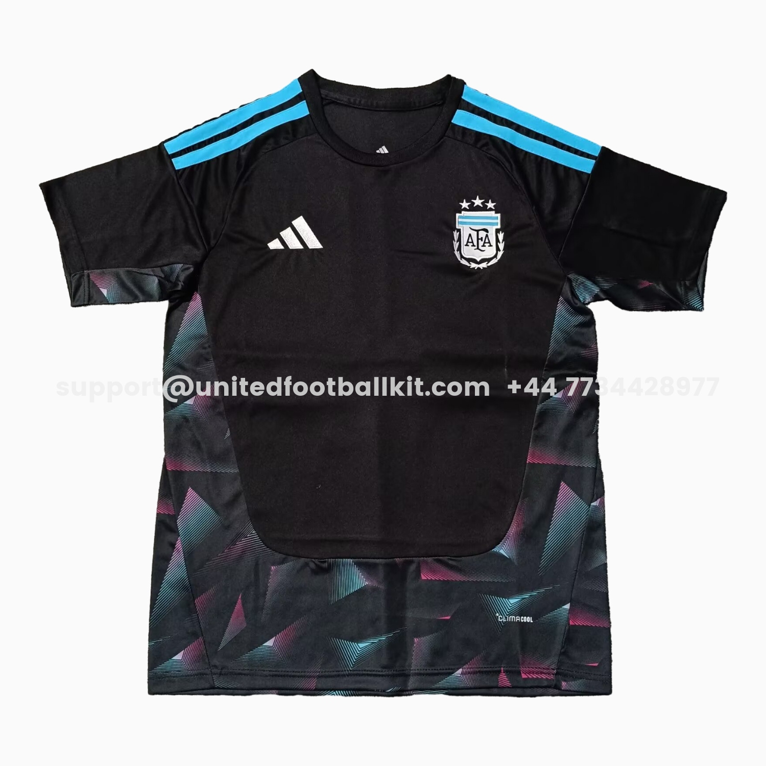 Unitedfootballkit.com | Argentina 2026 Goalkeeper Black Jersey - Fans Version -Customize Name, Number and Patch | Worldwide Shipping