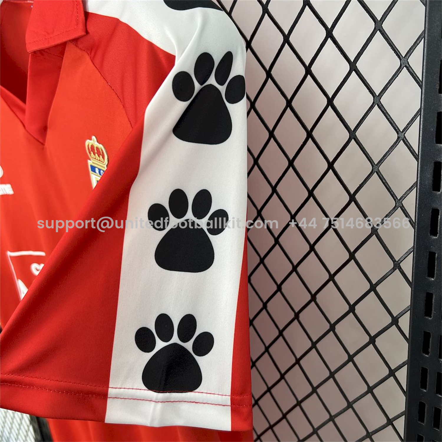 Unitedfootballkit.com | Retro Real Oviedo Vetusta 1990-91 Away Red Jersey -Customize Name, Number and Patch | Worldwide Shipping