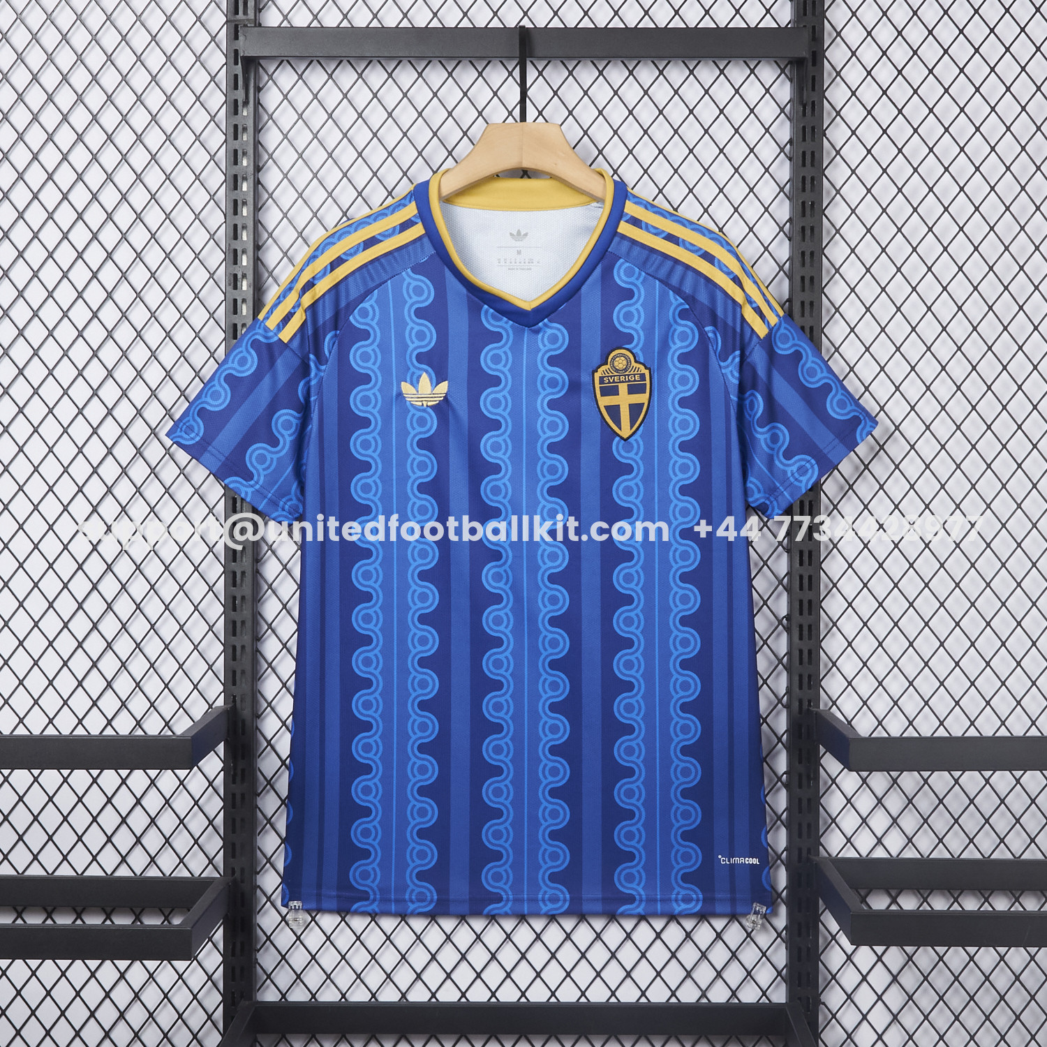 Unitedfootballkit.com | Sweden 2026 Away Jersey - Fans Version -Customize Name, Number and Patch | Worldwide Shipping