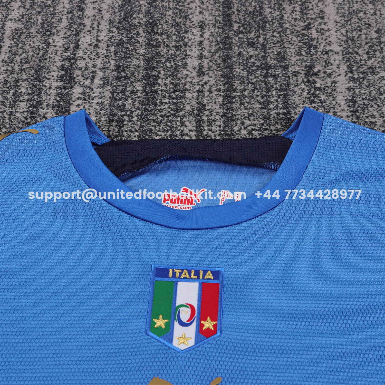 Unitedfootballkit.com | Retro Italy 2006 Home Kids Kit -Customize Name, Number and Patch | Worldwide Shipping