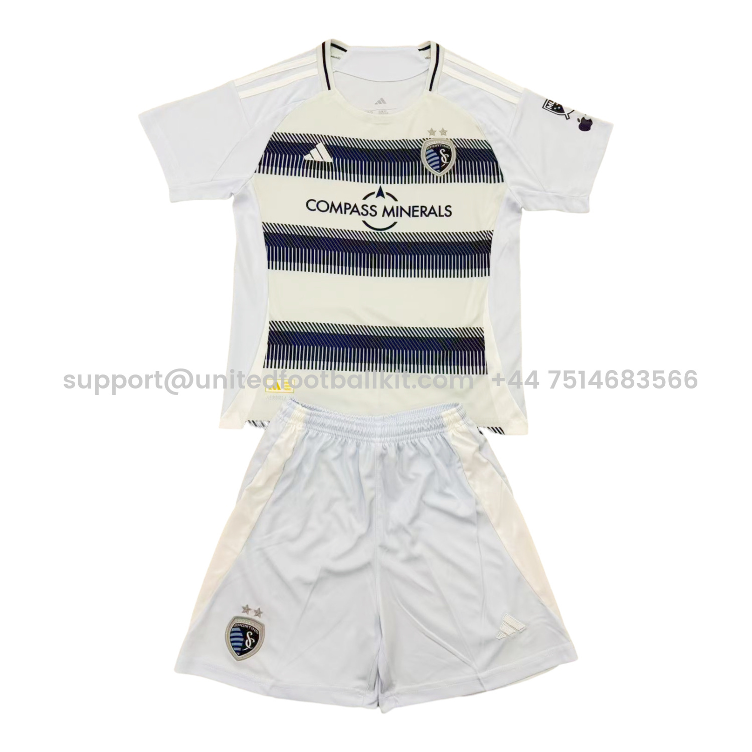 Unitedfootballkit.com | Sporting Kansas City 25-26 Home Men's Adult Jersey Set - Fans Version -Customize Name, Number and Patch | Worldwide Shipping