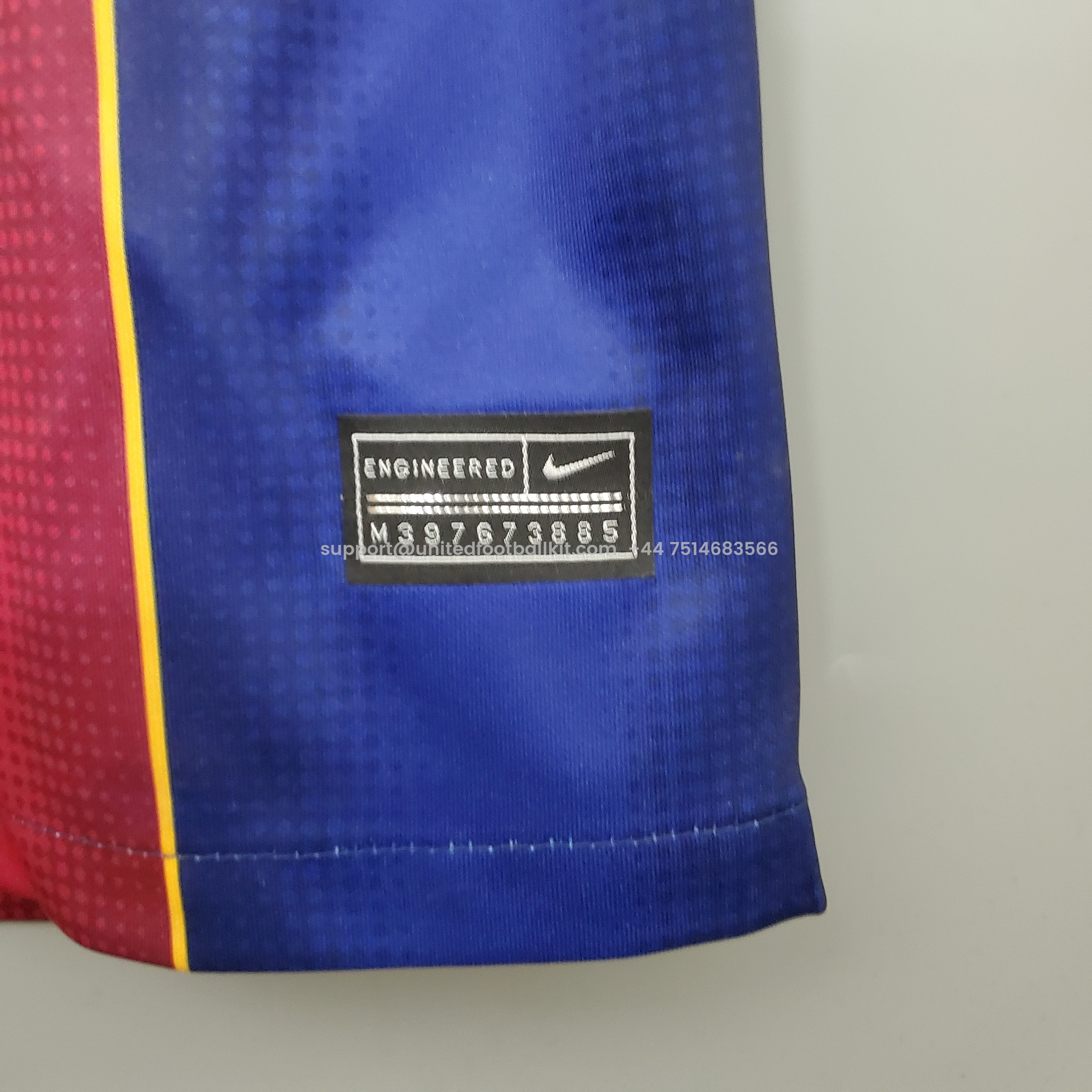 Unitedfootballkit.com | Retro Barcelona 20-21 Home Stadium Jersey -Customize Name, Number and Patch | Worldwide Shipping