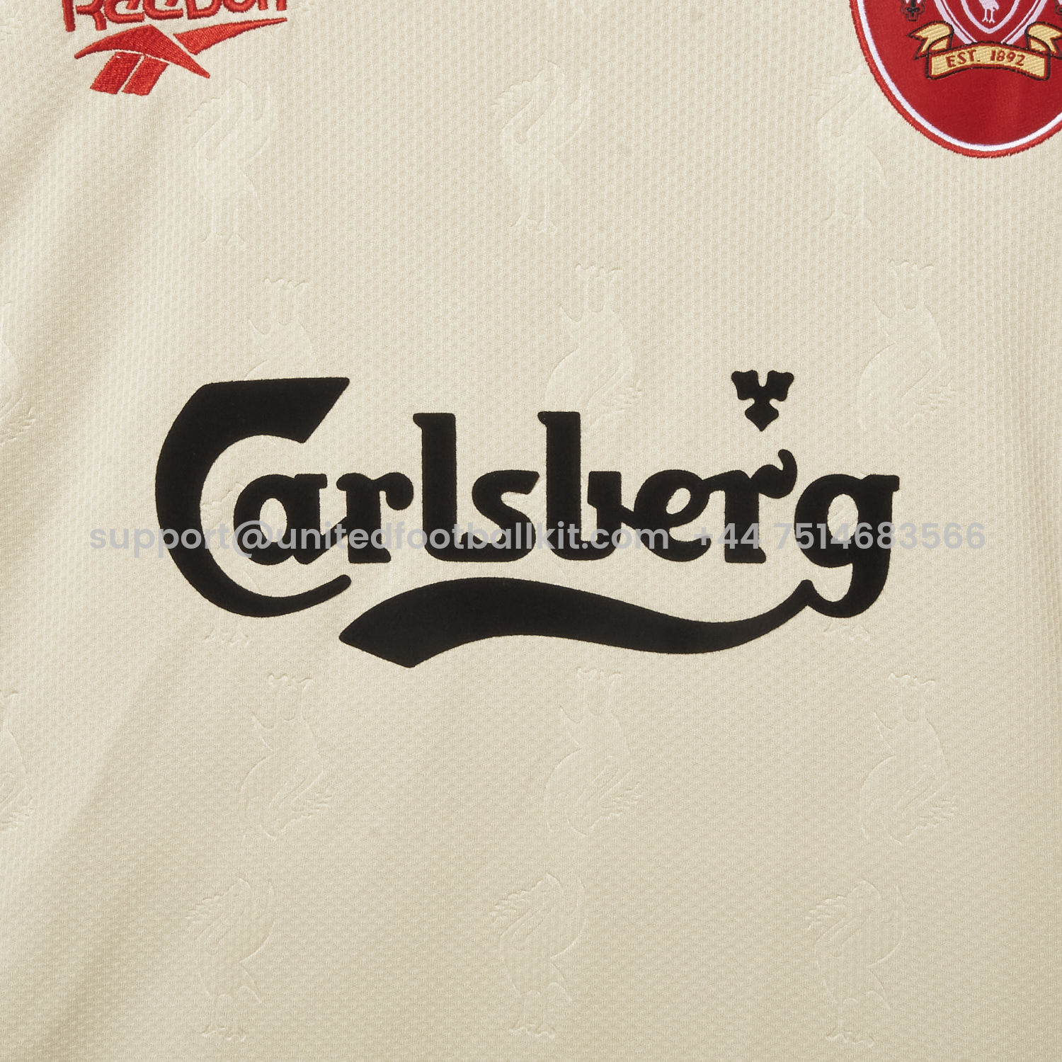Unitedfootballkit.com | Retro Liver.pool 1996-97 Away Jersey -Customize Name, Number and Patch | Worldwide Shipping