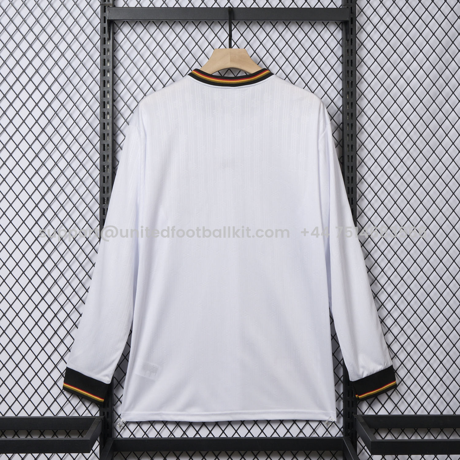 Unitedfootballkit.com | Retro Germany 1996 Home Long Sleeves Jersey -Customize Name, Number and Patch | Worldwide Shipping