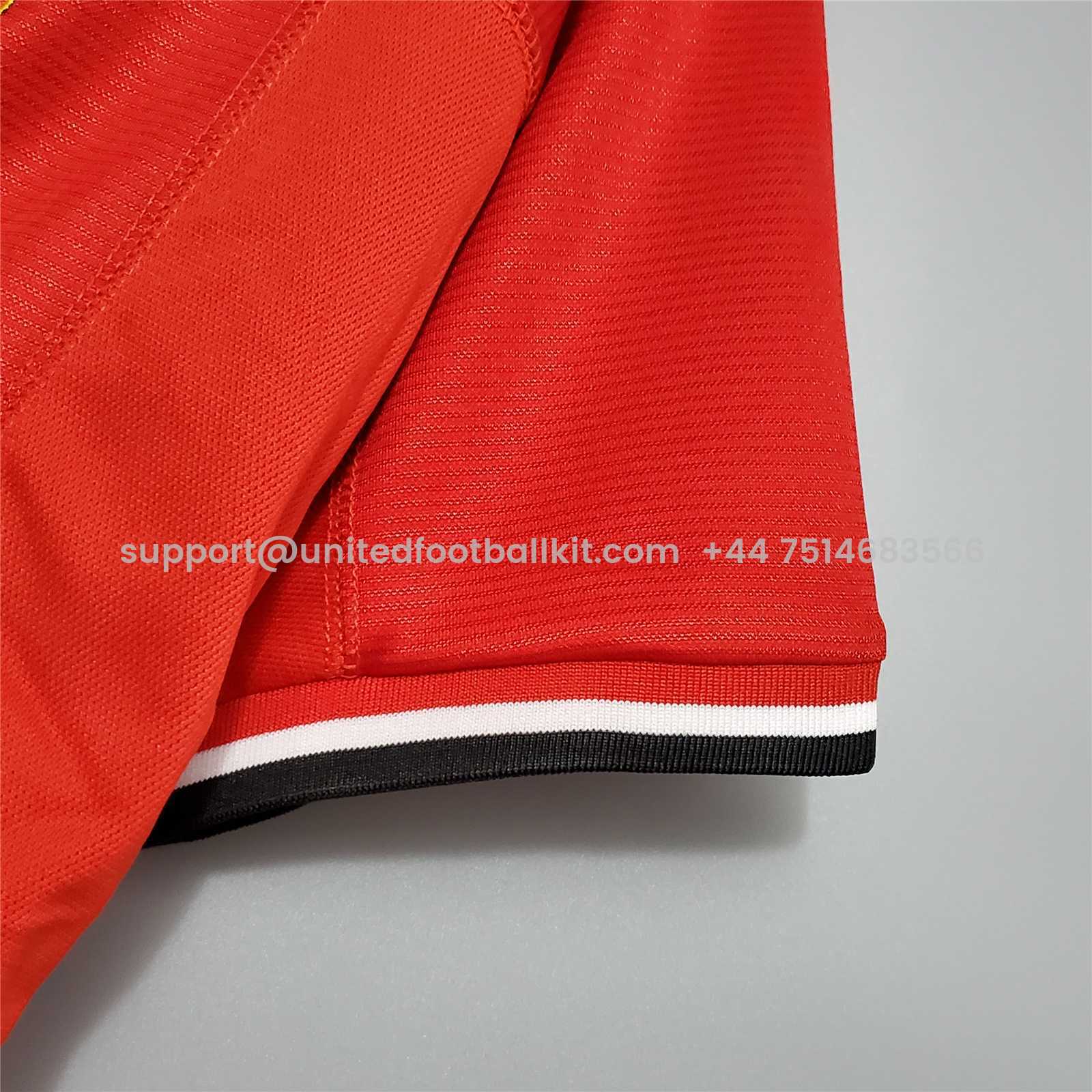 Unitedfootballkit.com | Retro Manchester United 00-02 Home Jersey -Customize Name, Number and Patch | Worldwide Shipping