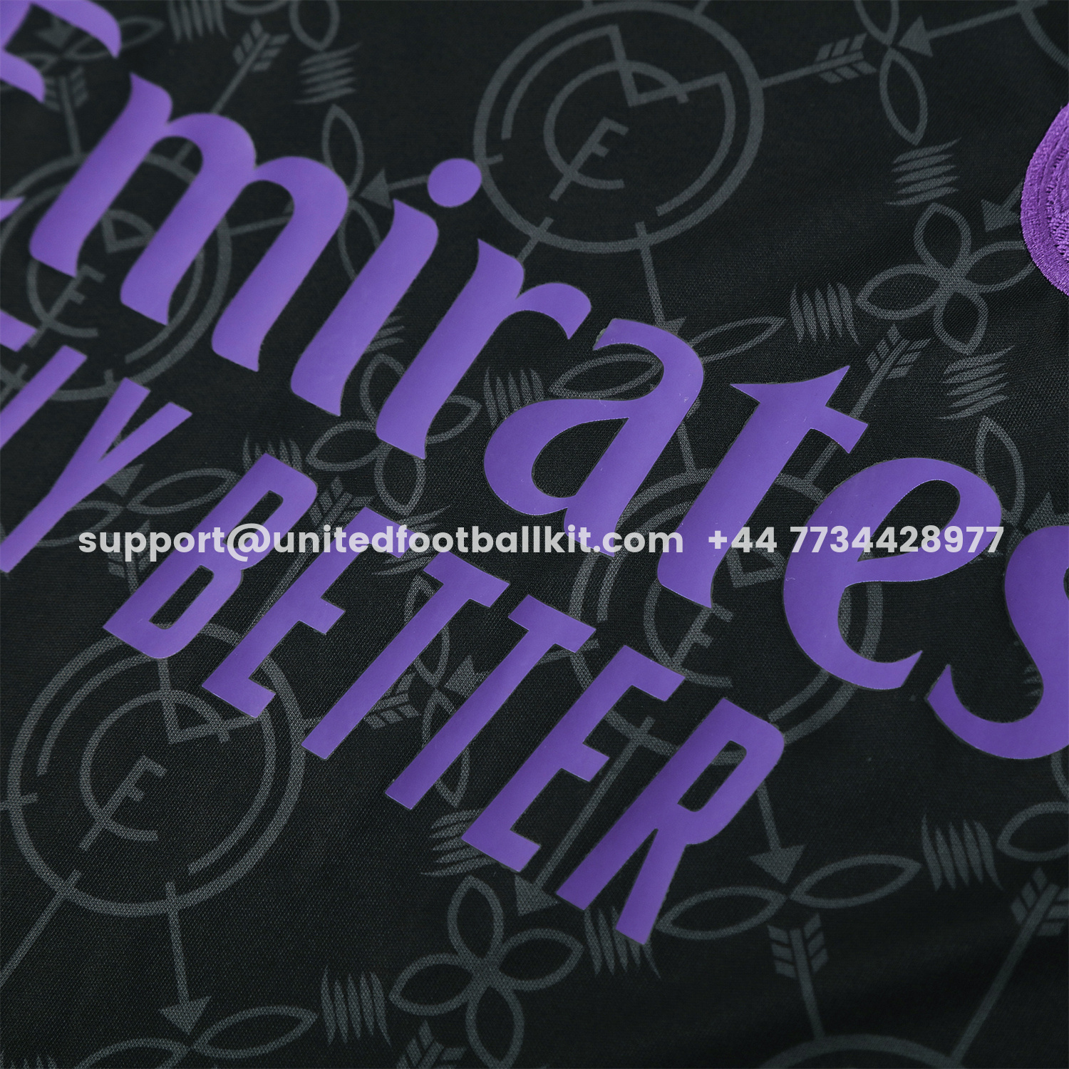 Unitedfootballkit.com | Real Madrid 25-26 Short-Sleeve Training Set - Blue Edge Black Top & Black Shorts -Customize Name, Number and Patch | Worldwide Shipping