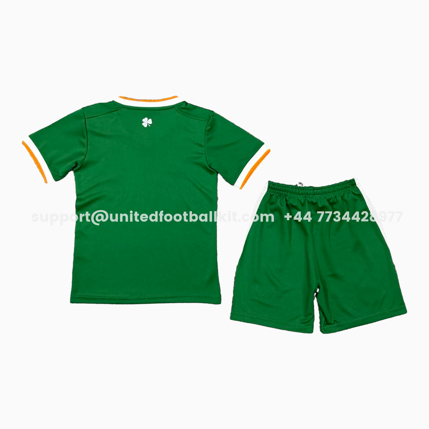 Unitedfootballkit.com | Ireland 2026 Home Kids Kit -Customize Name, Number and Patch | Worldwide Shipping