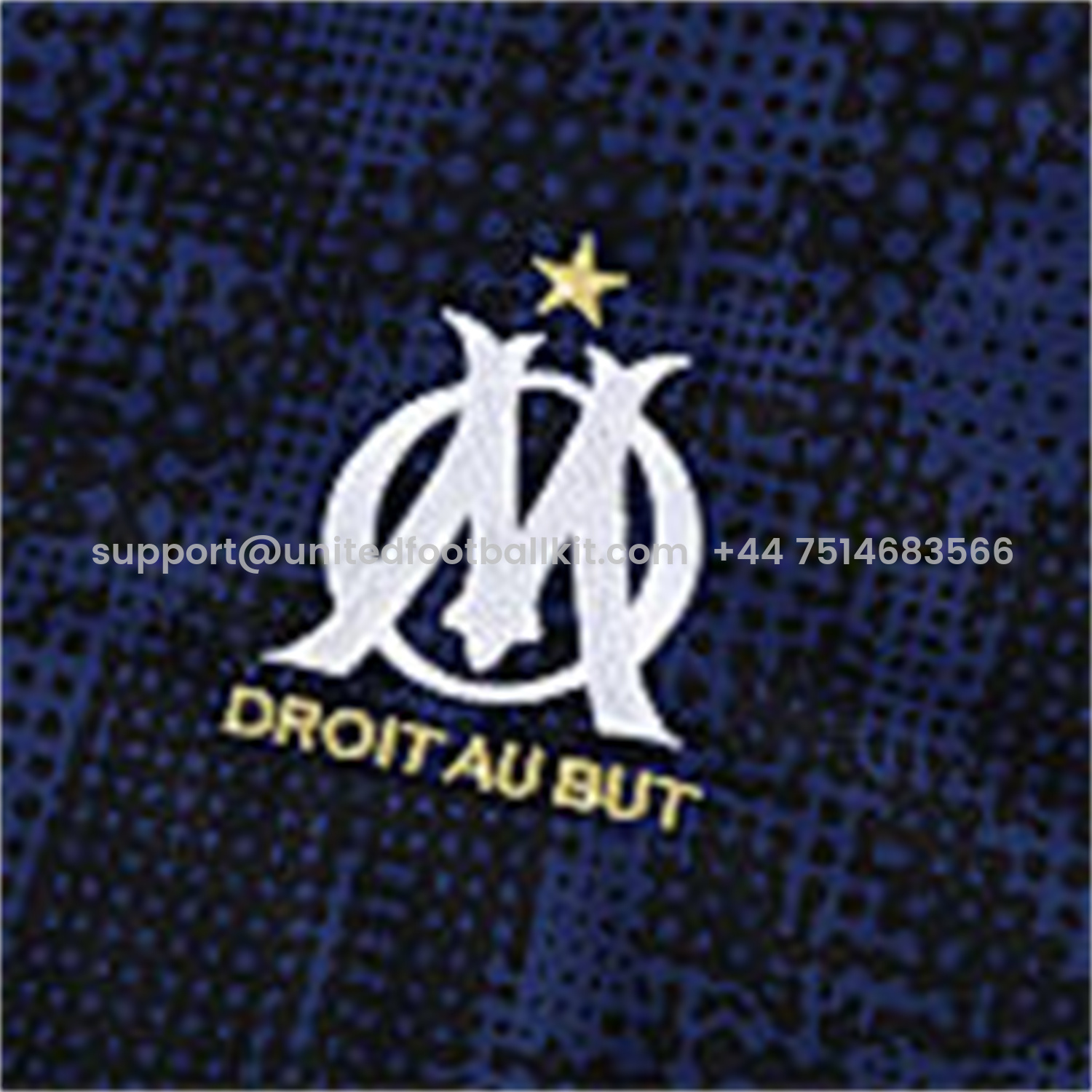 Unitedfootballkit.com | Marseille 25-26 Kids Long Sleeve Training Set - Royal Blue Top & Royal Blue Pants -Customize Name, Number and Patch | Worldwide Shipping