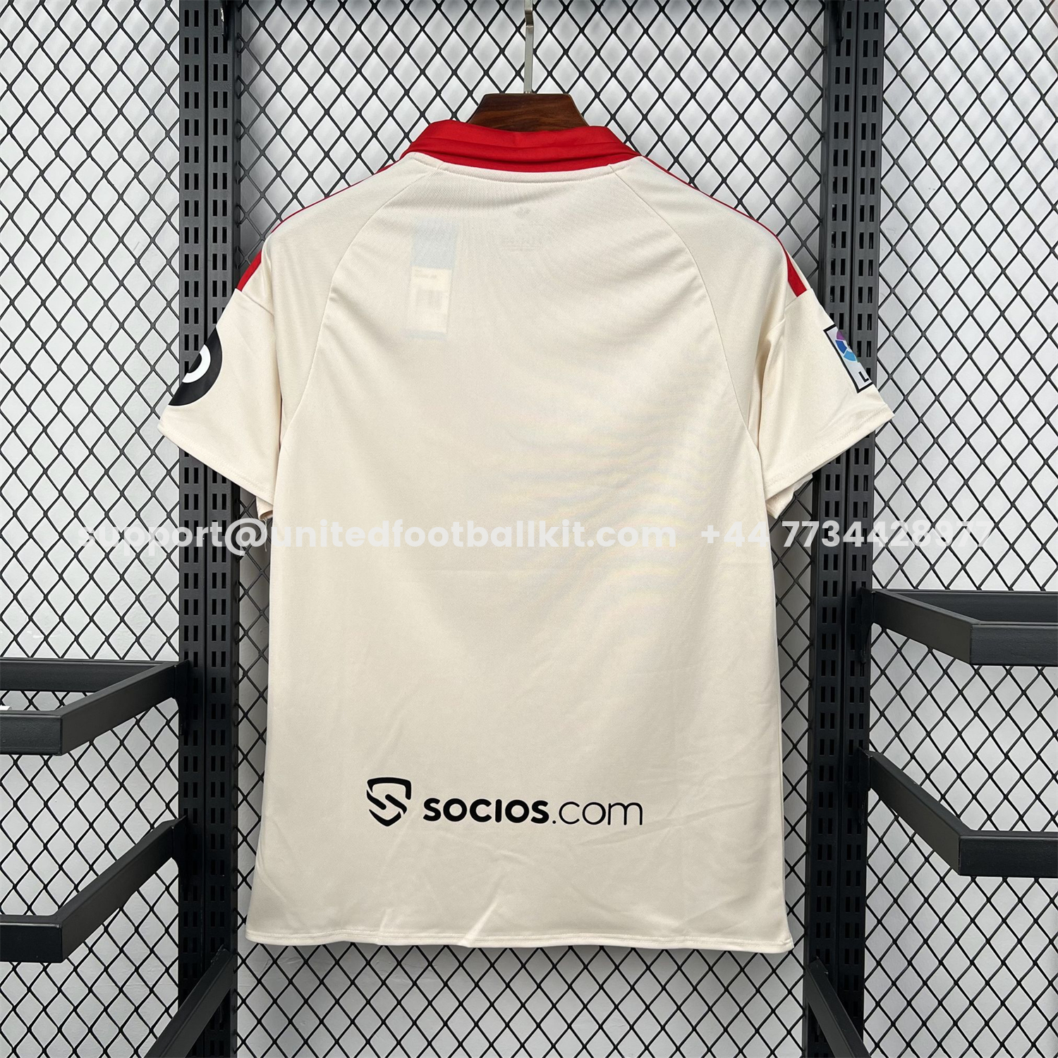 Unitedfootballkit.com | Sevilla 25-26 Retro Style Jersey - Fans Version -Customize Name, Number and Patch | Worldwide Shipping