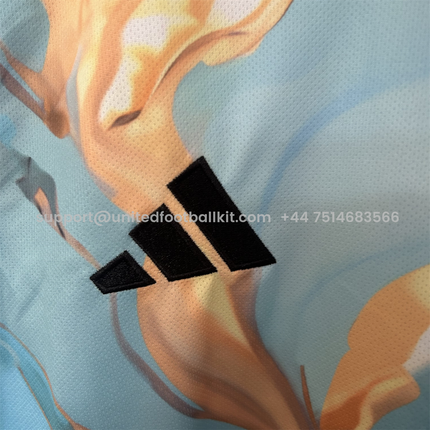 Unitedfootballkit.com | Argentina 25-26 Blue and Gold Marble Pattern Special Jersey - Fans Version -Customize Name, Number and Patch | Worldwide Shipping