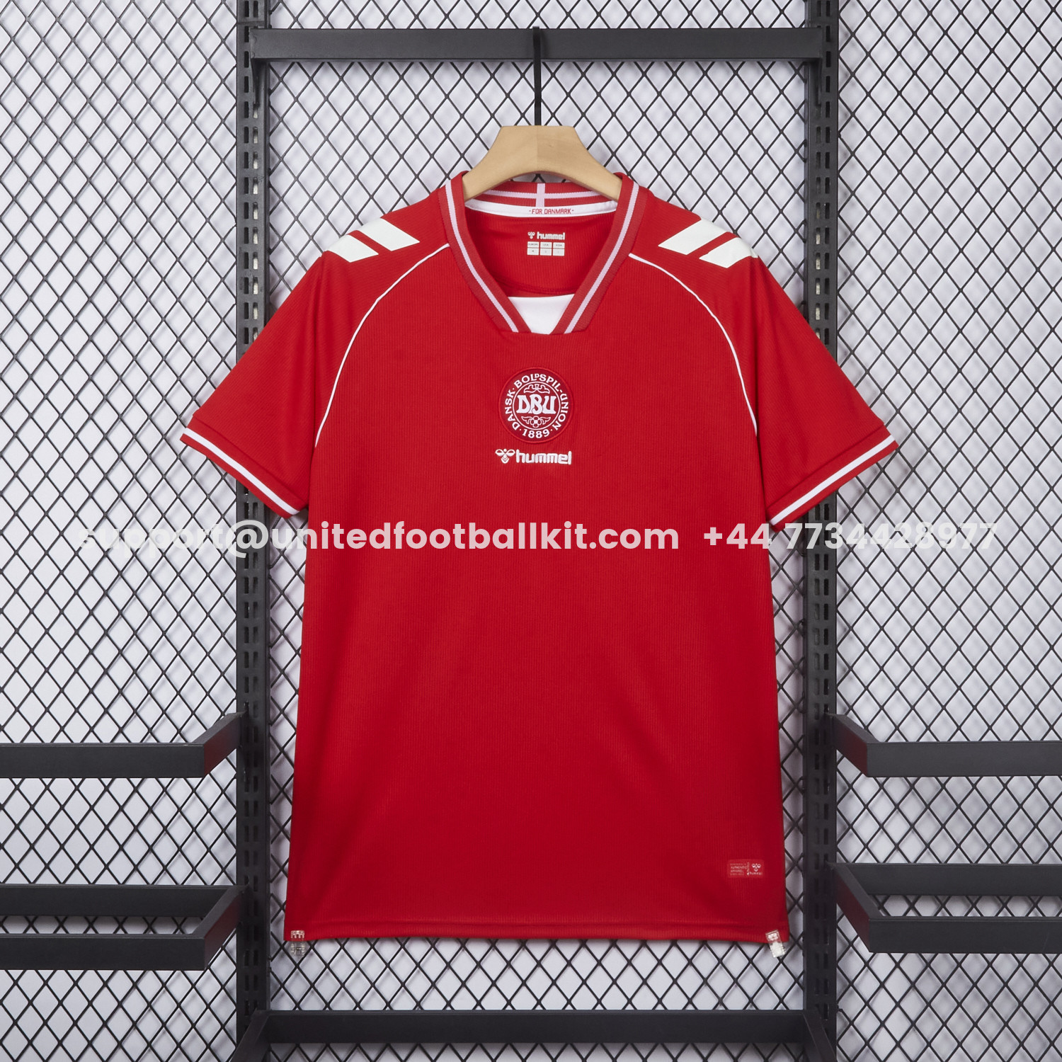 Unitedfootballkit.com | Denmark 2026 Home Jersey - Fans Version -Customize Name, Number and Patch | Worldwide Shipping