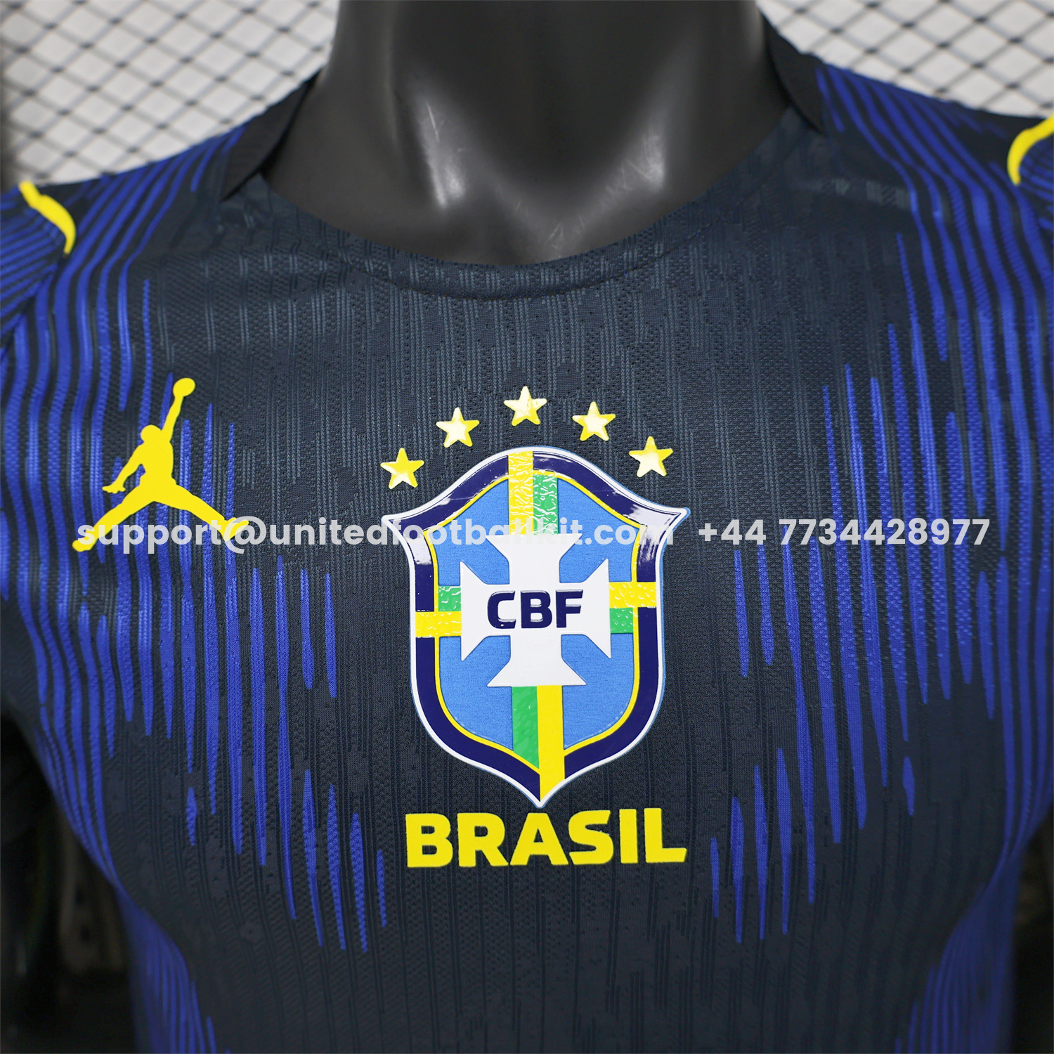 Unitedfootballkit.com | Brazil 2026 Away Blue Jersey - Player Version -Customize Name, Number and Patch | Worldwide Shipping